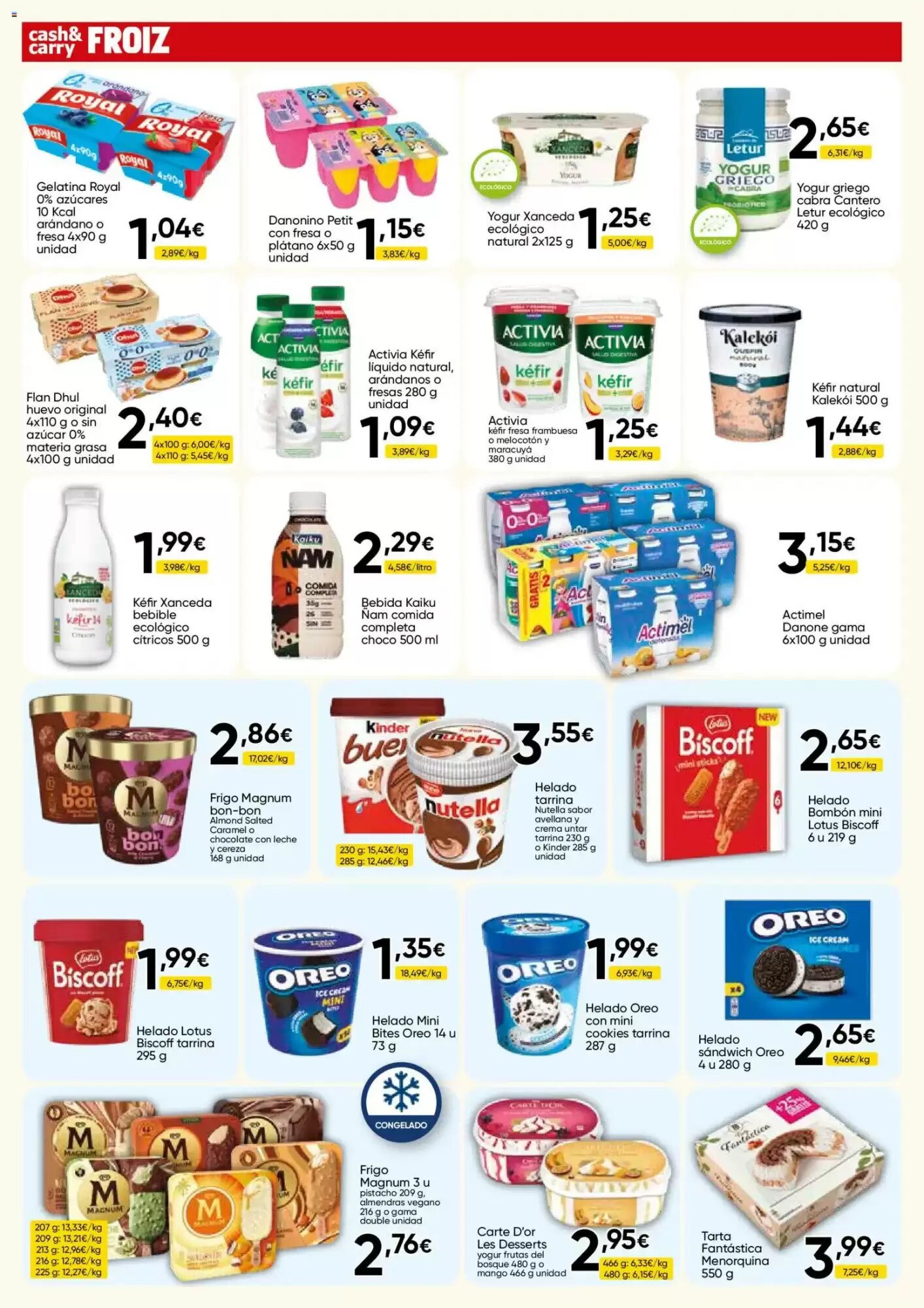 Folleto promocional de FROIZ válido desde el 27/08/2026 - Página 8.
