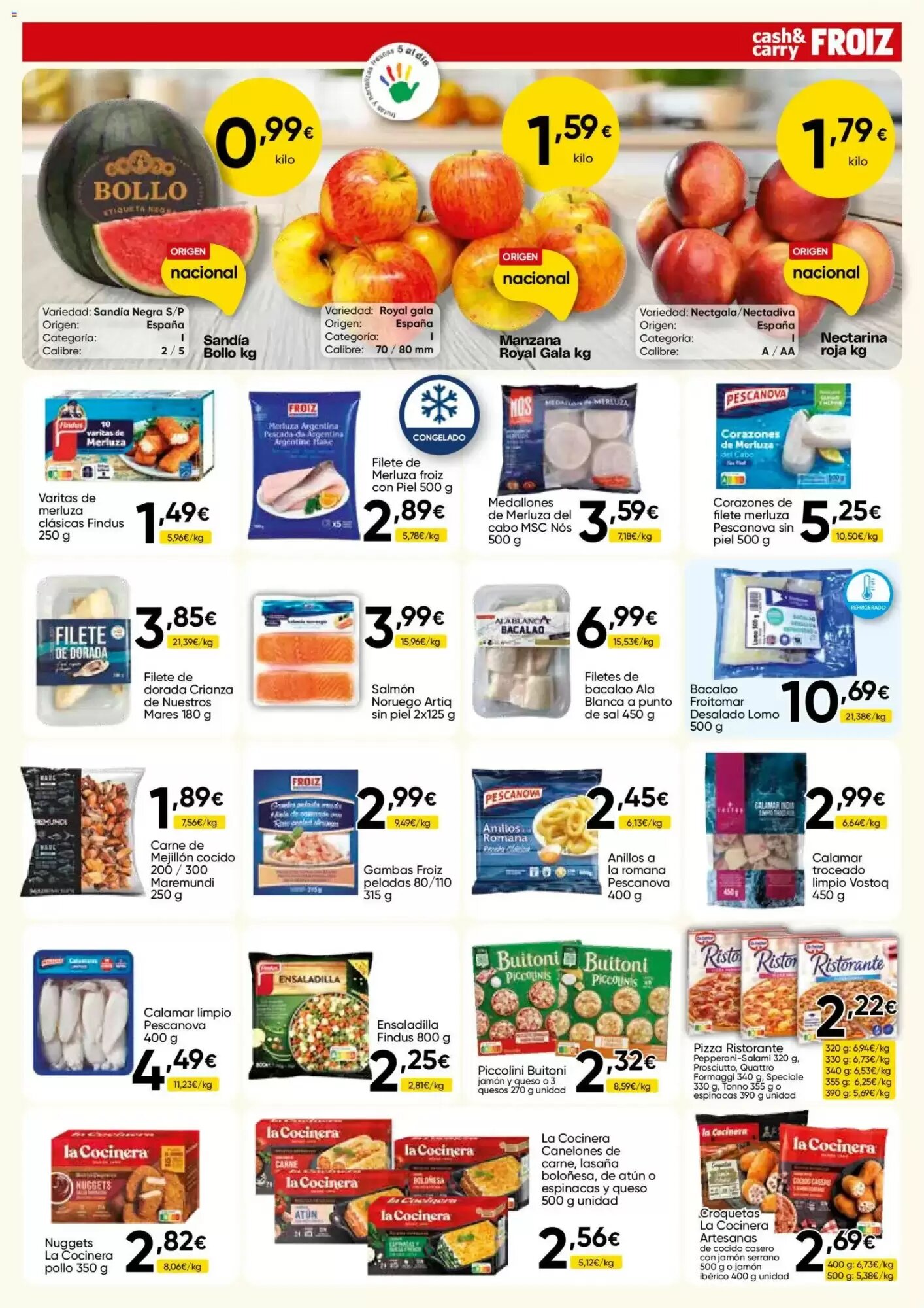 Folleto promocional de FROIZ válido desde el 27/08/2026 - Página 9.