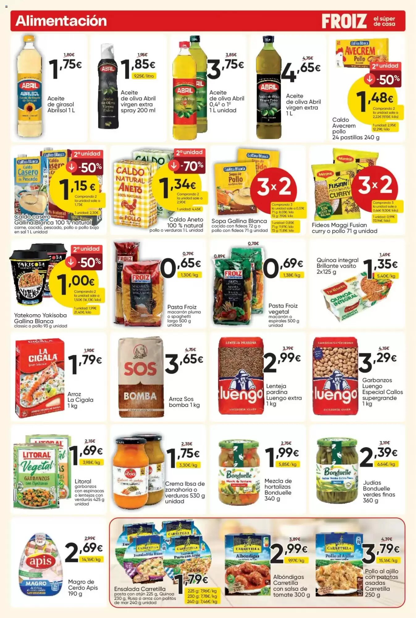 Folleto promocional de FROIZ válido desde el 27/08/2026 - Página 10.