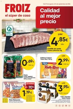 Folleto promocional de FROIZ válido desde el 27/08/2026