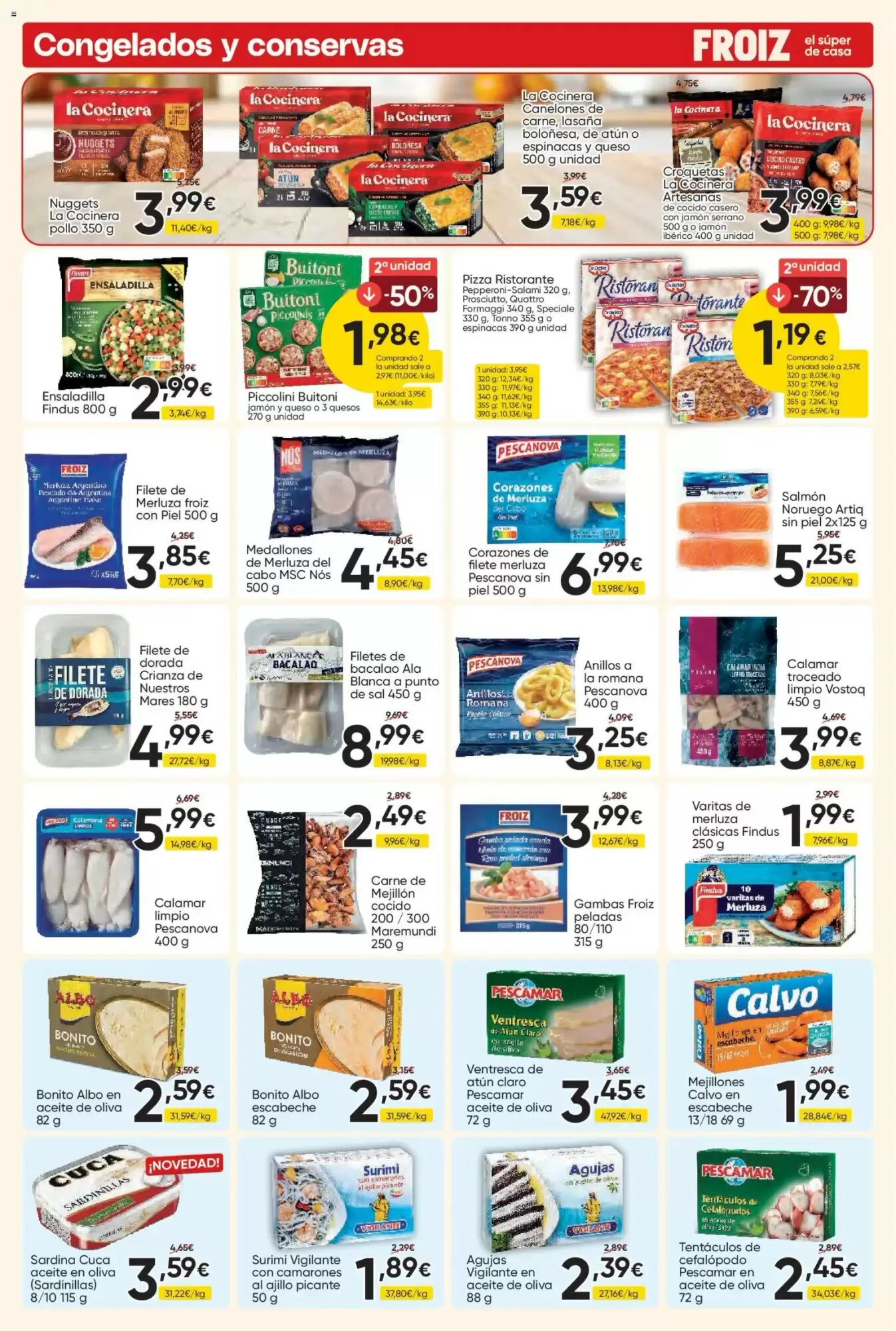 Folleto promocional de FROIZ válido desde el 27/08/2026 - Página 4.