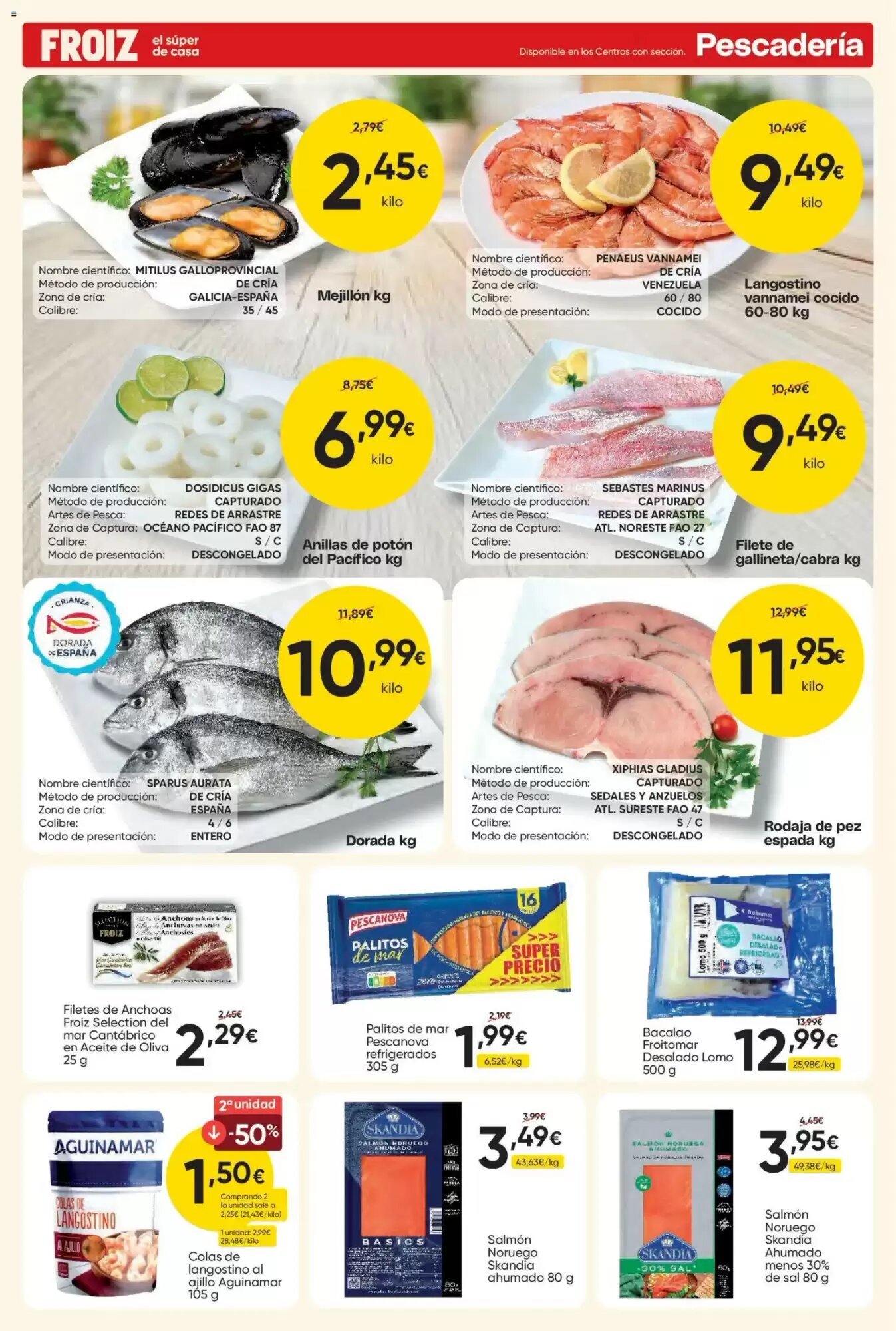 Folleto promocional de FROIZ válido desde el 27/08/2026 - Página 5.
