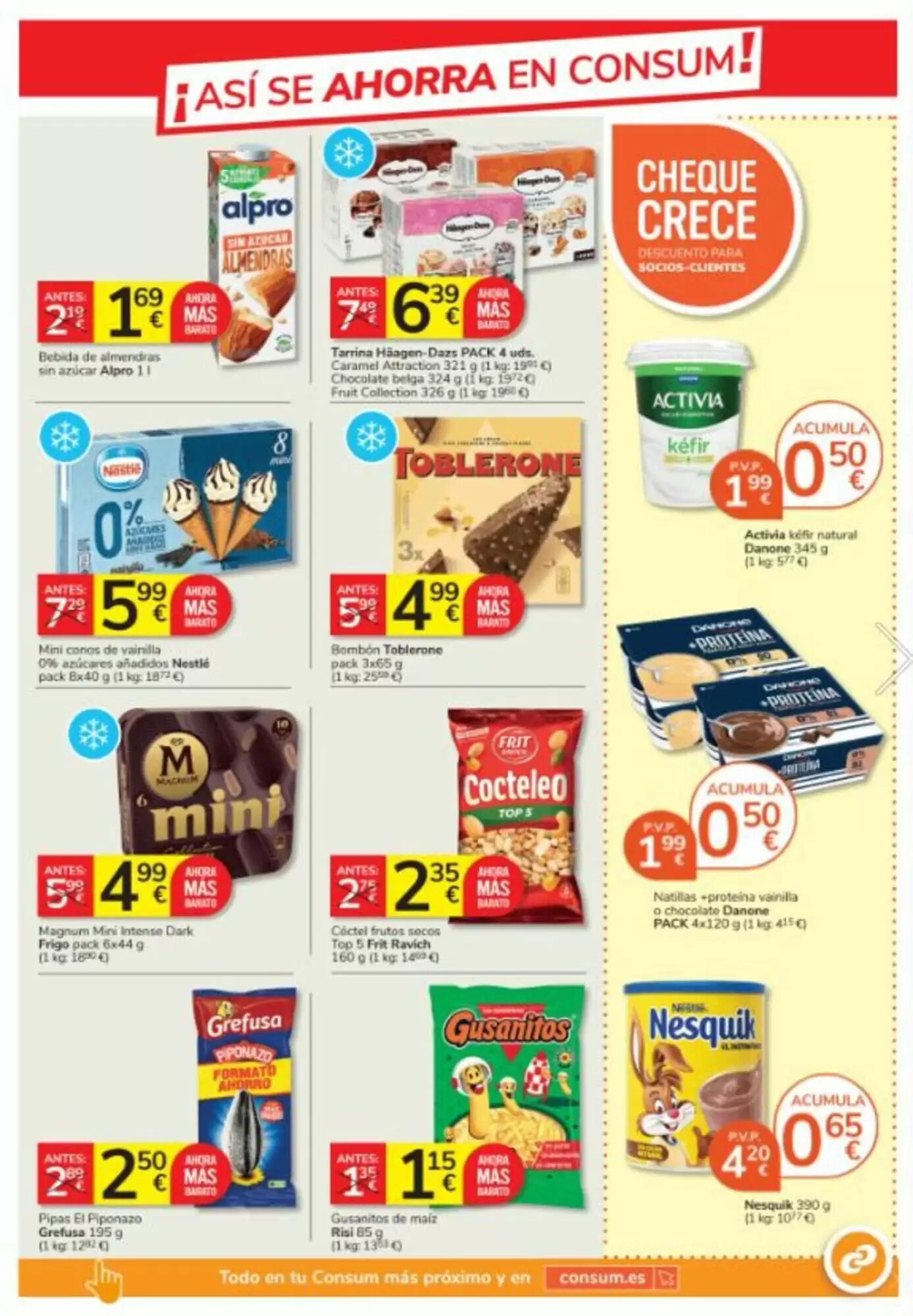 Folleto promocional de Consum válido desde el 27/08/2026 - Página 11.