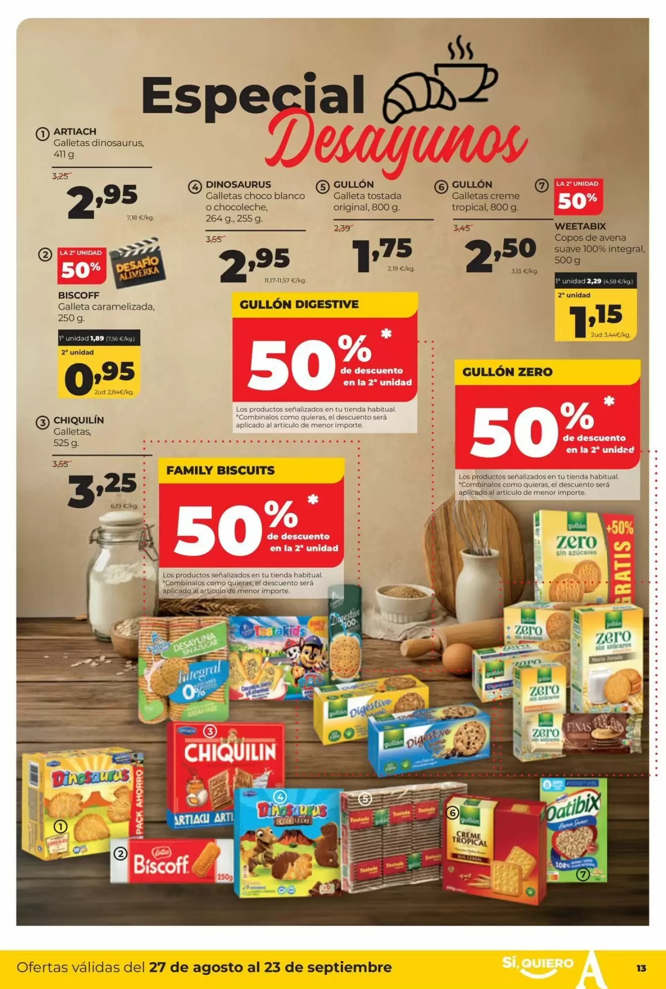Folleto promocional de Alimerka válido desde el 27/08/2026 - Página 15.