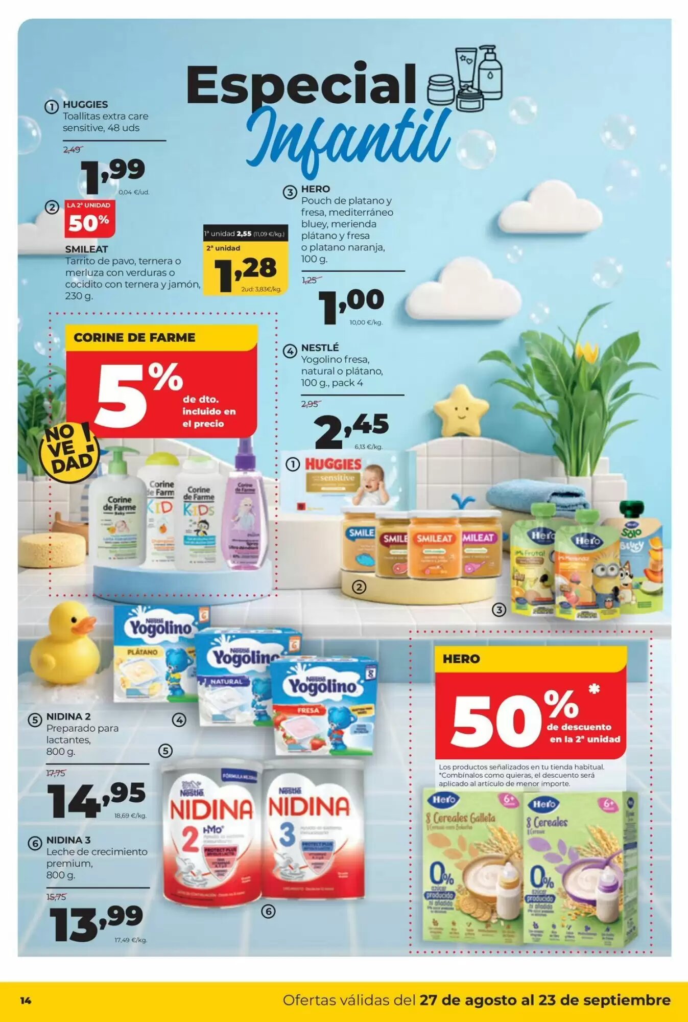 Folleto promocional de Alimerka válido desde el 27/08/2026 - Página 16.
