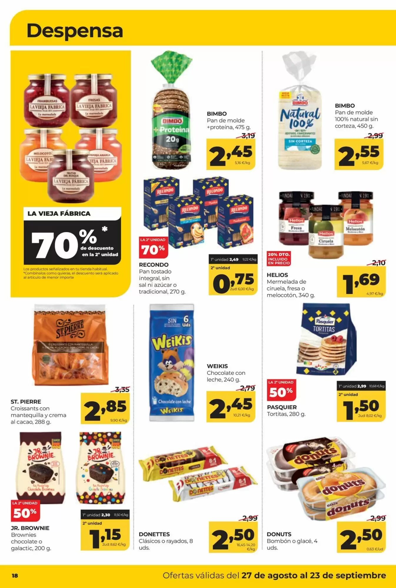 Folleto promocional de Alimerka válido desde el 27/08/2026 - Página 20.