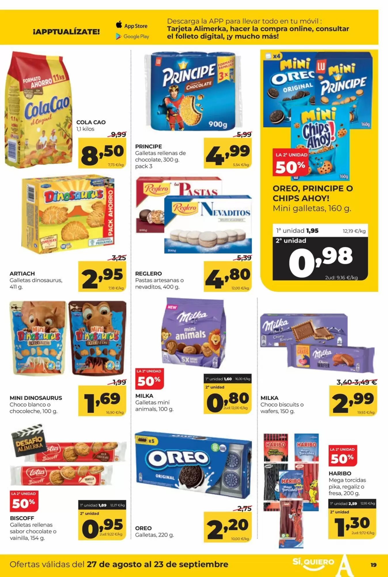 Folleto promocional de Alimerka válido desde el 27/08/2026 - Página 21.