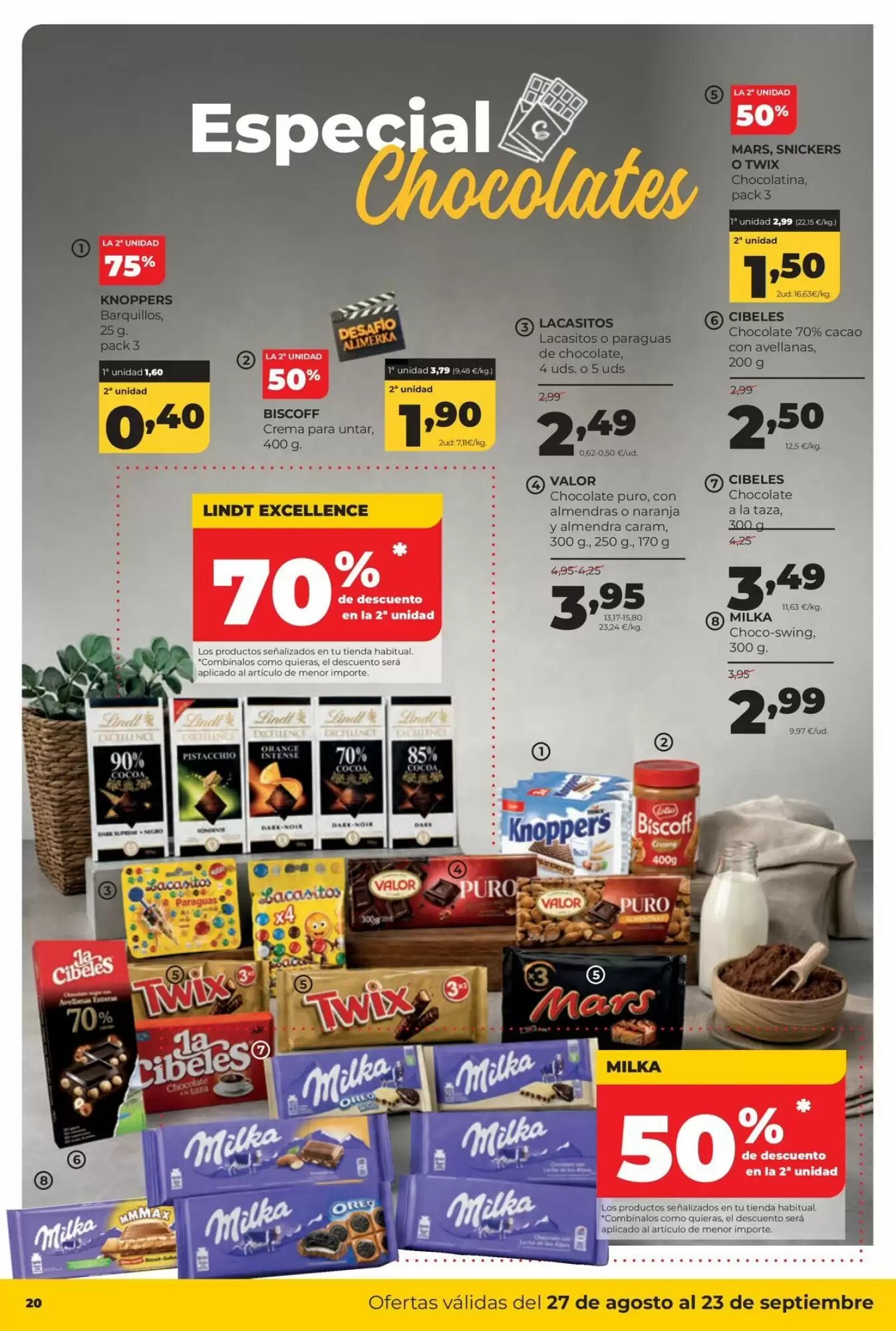 Folleto promocional de Alimerka válido desde el 27/08/2026 - Página 22.
