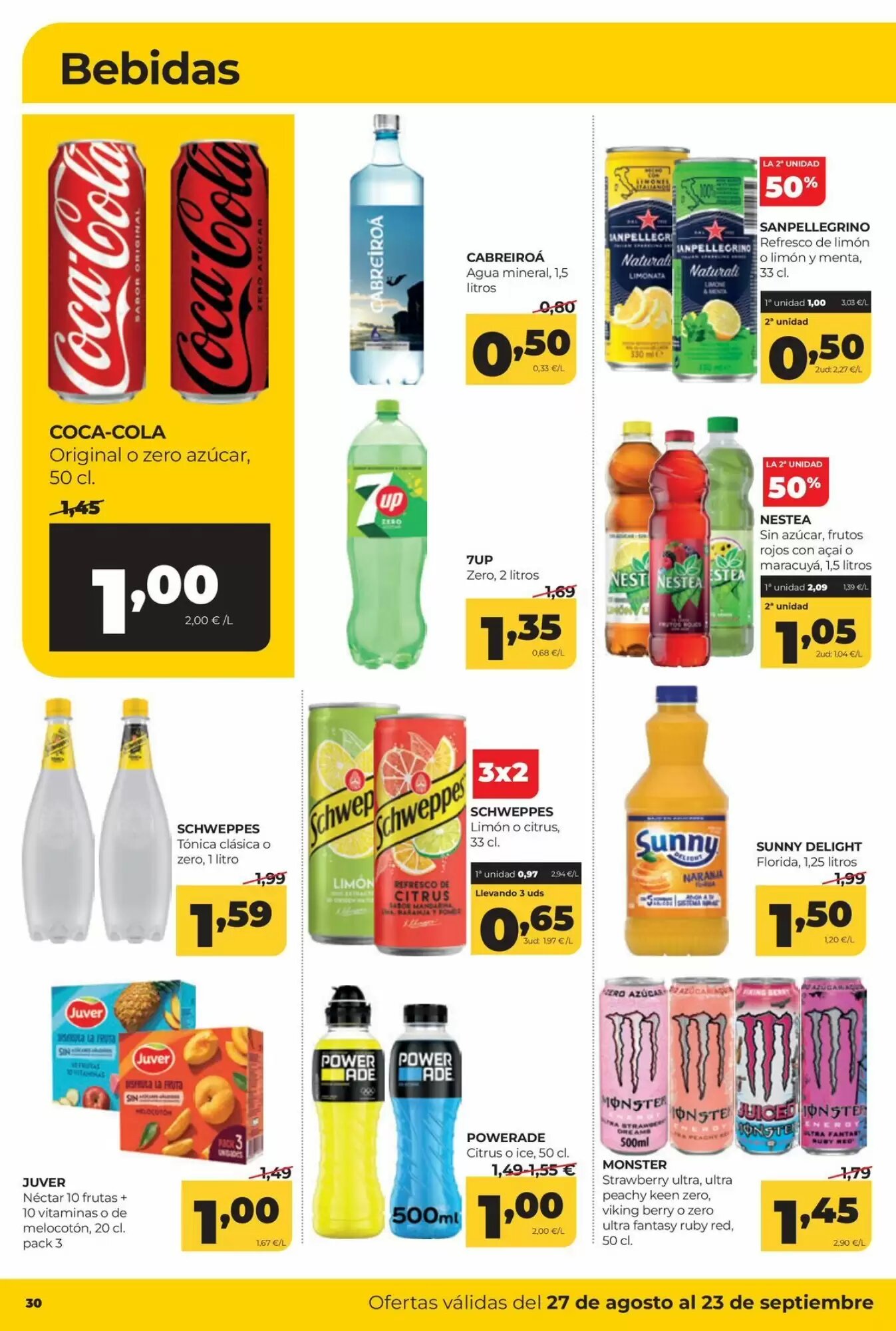 Folleto promocional de Alimerka válido desde el 27/08/2026 - Página 32.