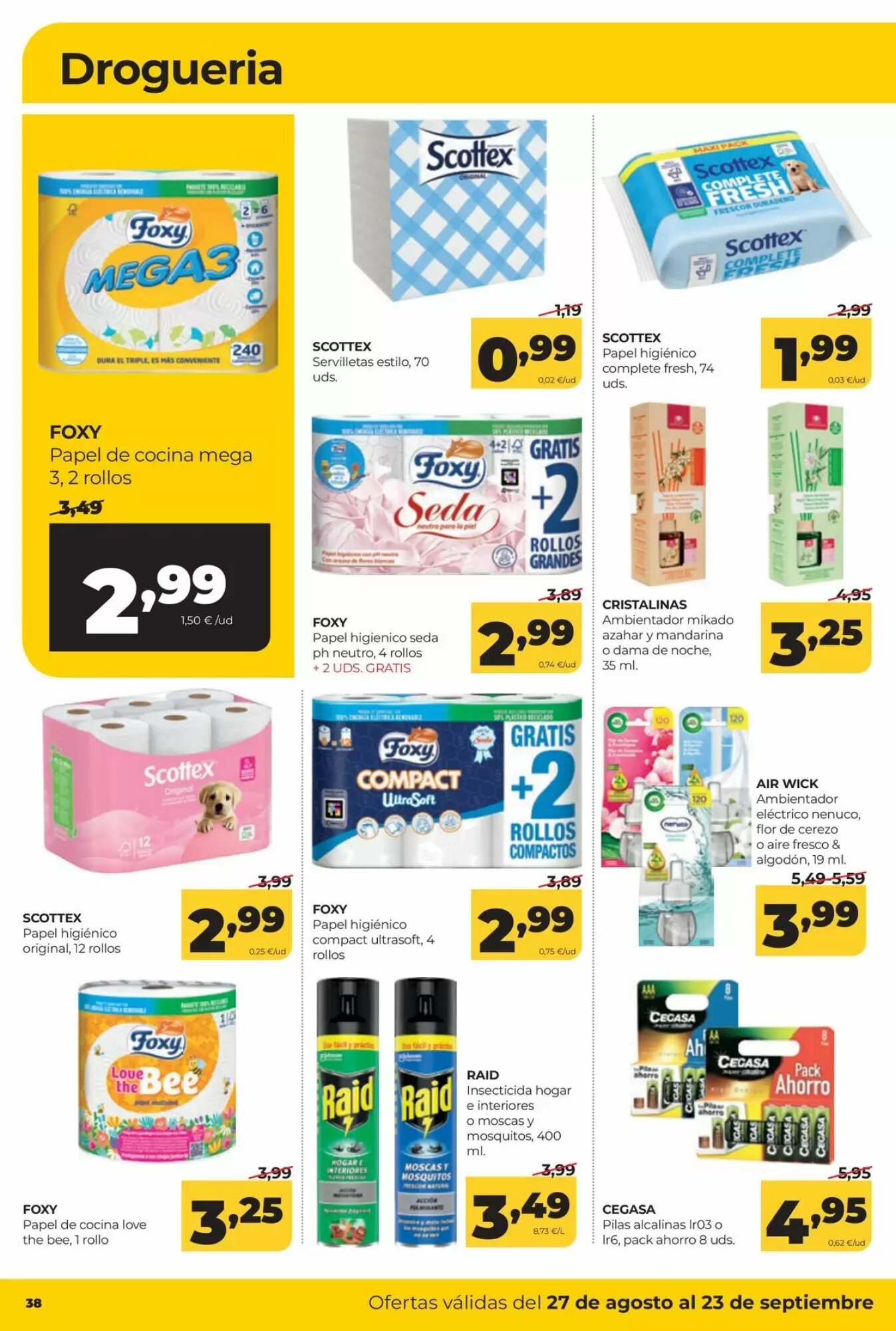 Folleto promocional de Alimerka válido desde el 27/08/2026 - Página 42.