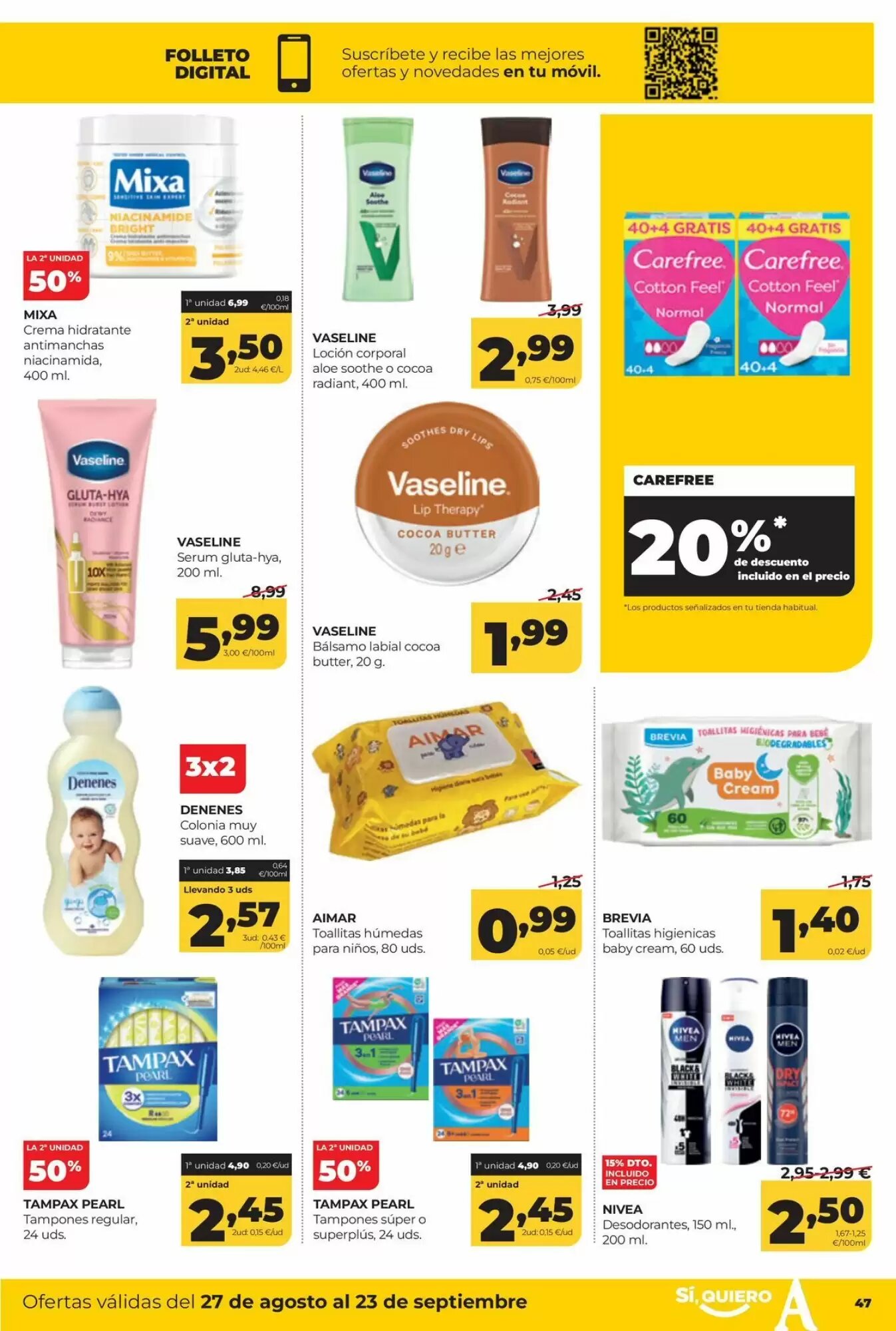 Folleto promocional de Alimerka válido desde el 27/08/2026 - Página 51.