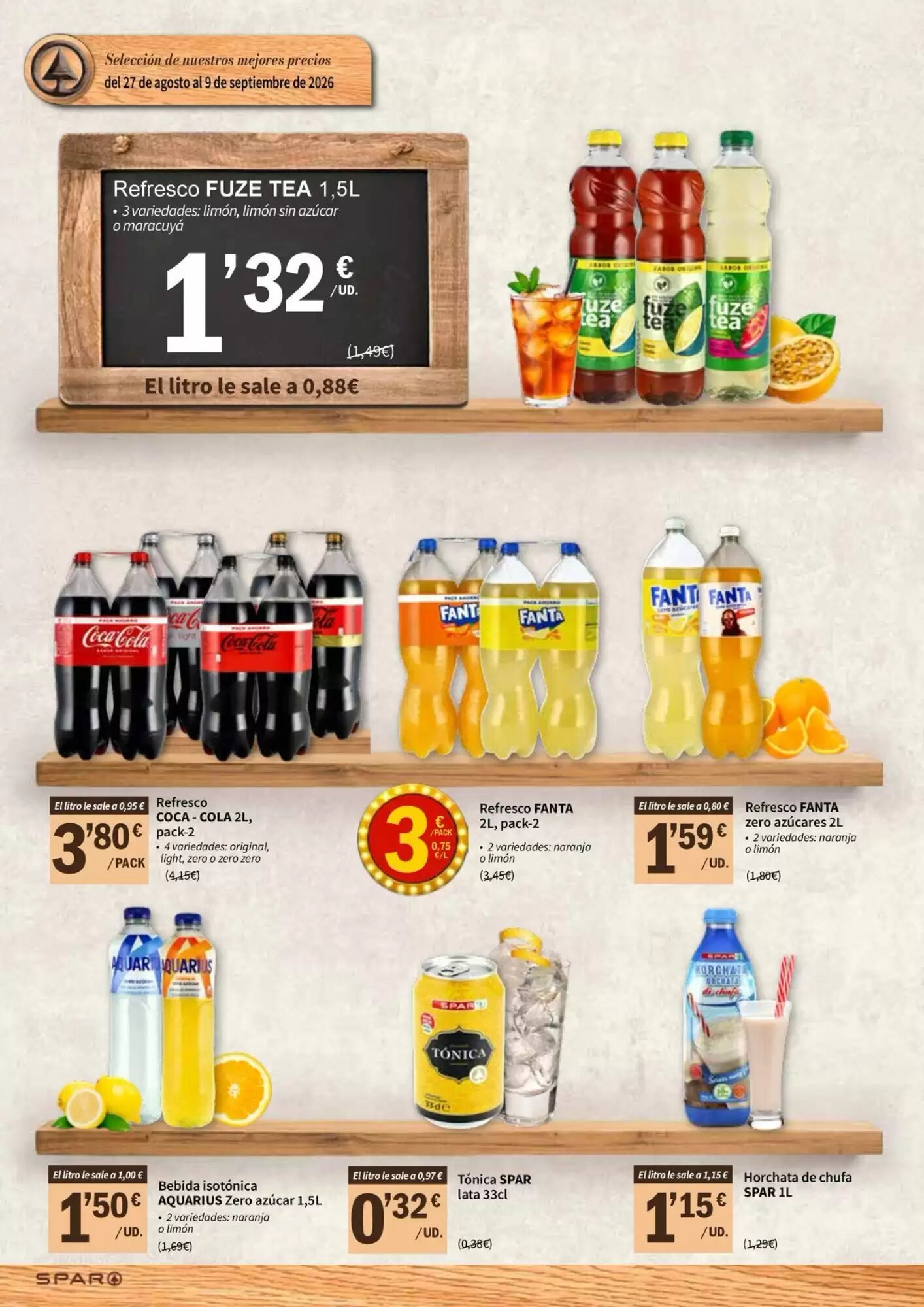 Folleto promocional de Spar válido desde el 27/08/2026 - Página 4.