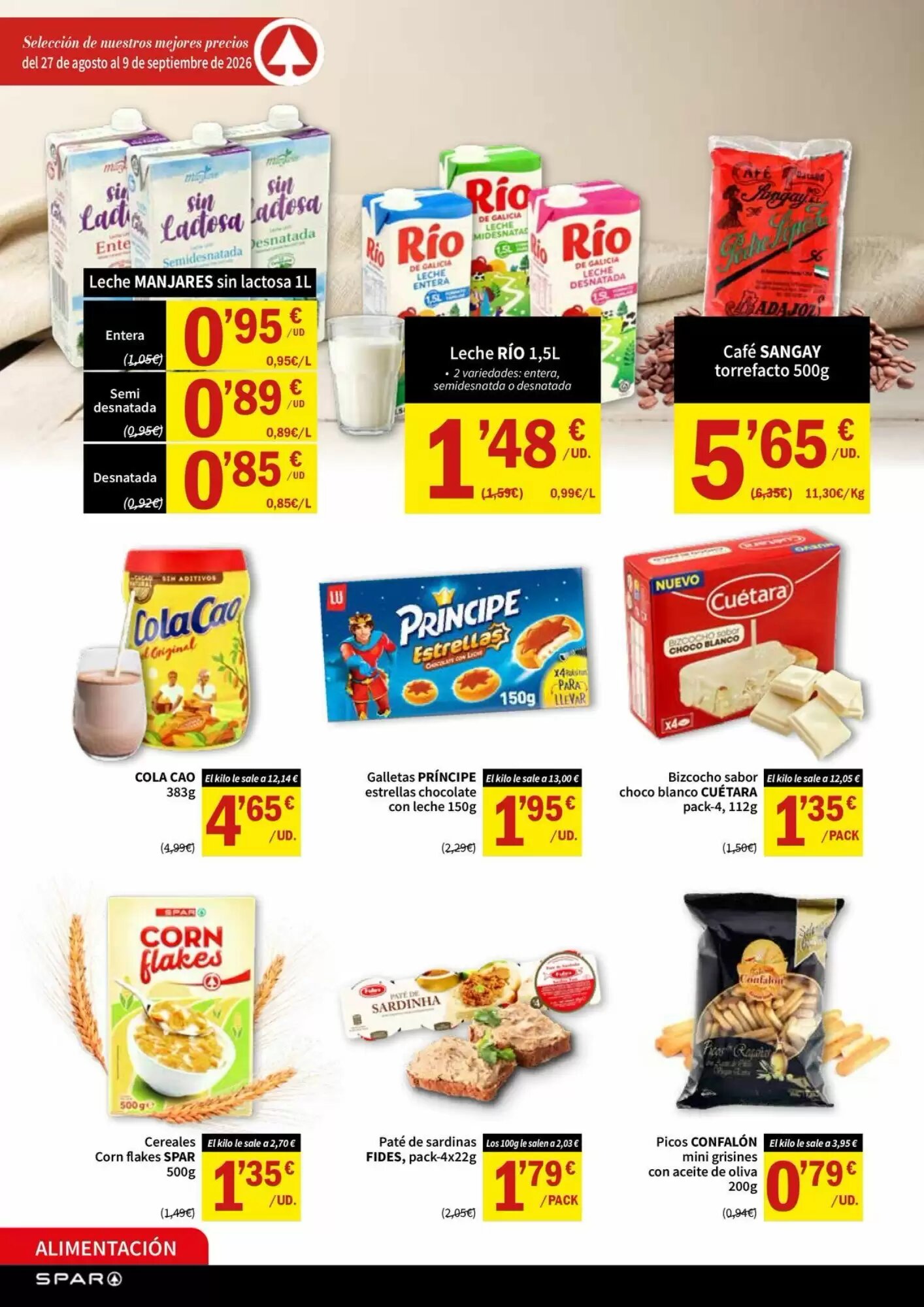 Folleto promocional de Spar válido desde el 27/08/2026 - Página 6.