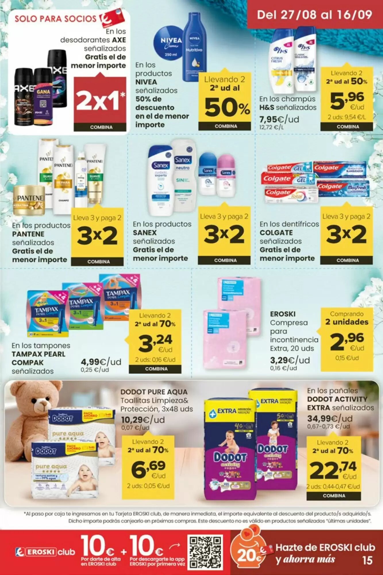Folleto promocional de Supermercados Plaza válido desde el 28/08/2026 - Página 15.