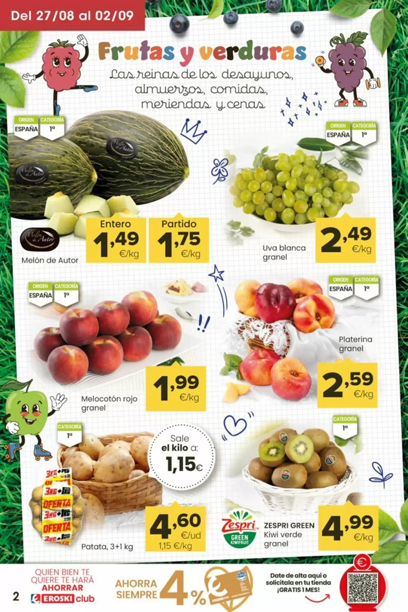 Folleto promocional de Supermercados Plaza válido desde el 28/08/2026 - Página 2.