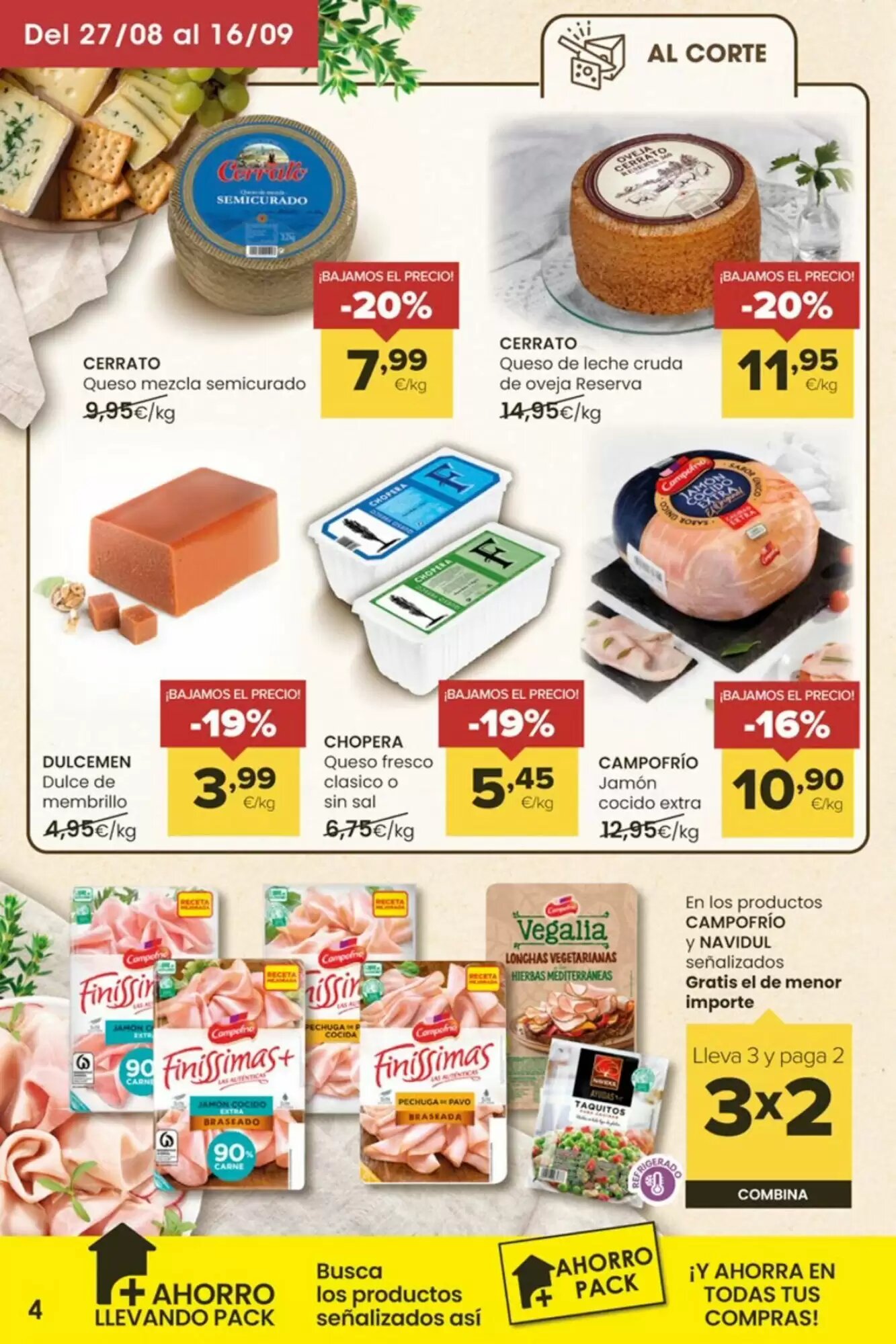 Folleto promocional de Supermercados Plaza válido desde el 28/08/2026 - Página 4.