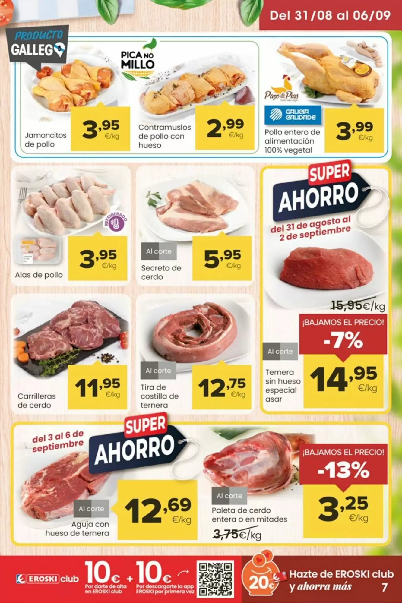 Folleto promocional de Supermercados Plaza válido desde el 28/08/2026 - Página 7.
