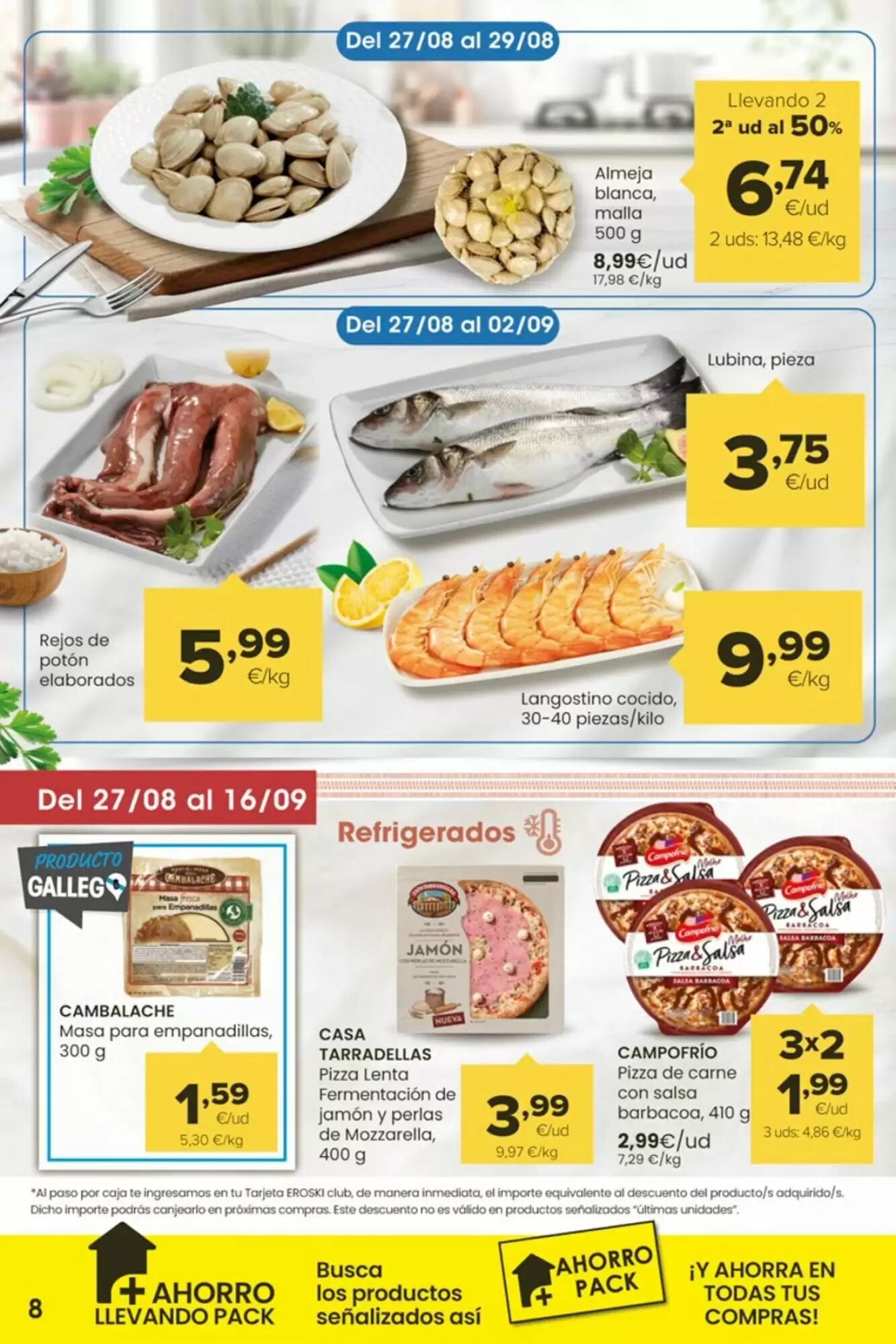 Folleto promocional de Supermercados Plaza válido desde el 28/08/2026 - Página 8.