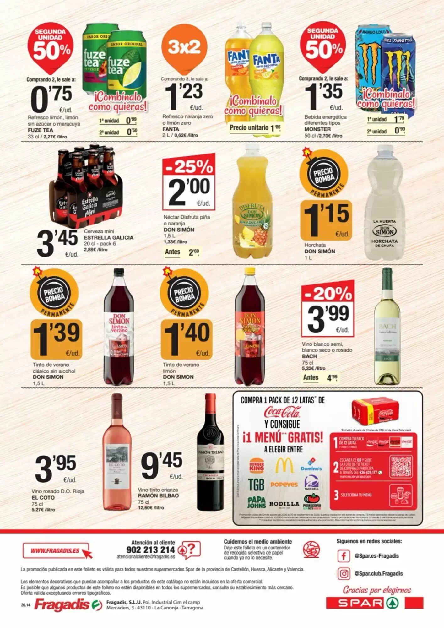 Folleto promocional de Maskom Supermercados válido desde el 28/08/2026 - Página 8.