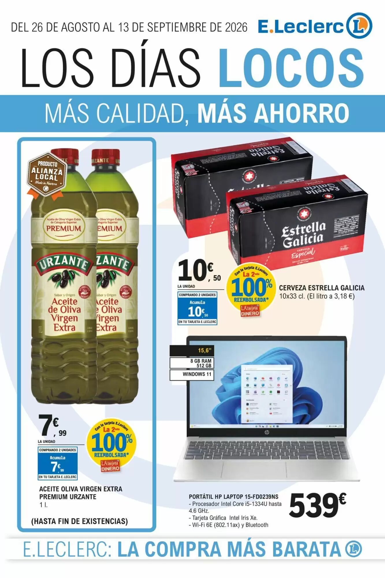 Folleto promocional de Supermercados Deza válido desde el 28/08/2026 - Página 1.