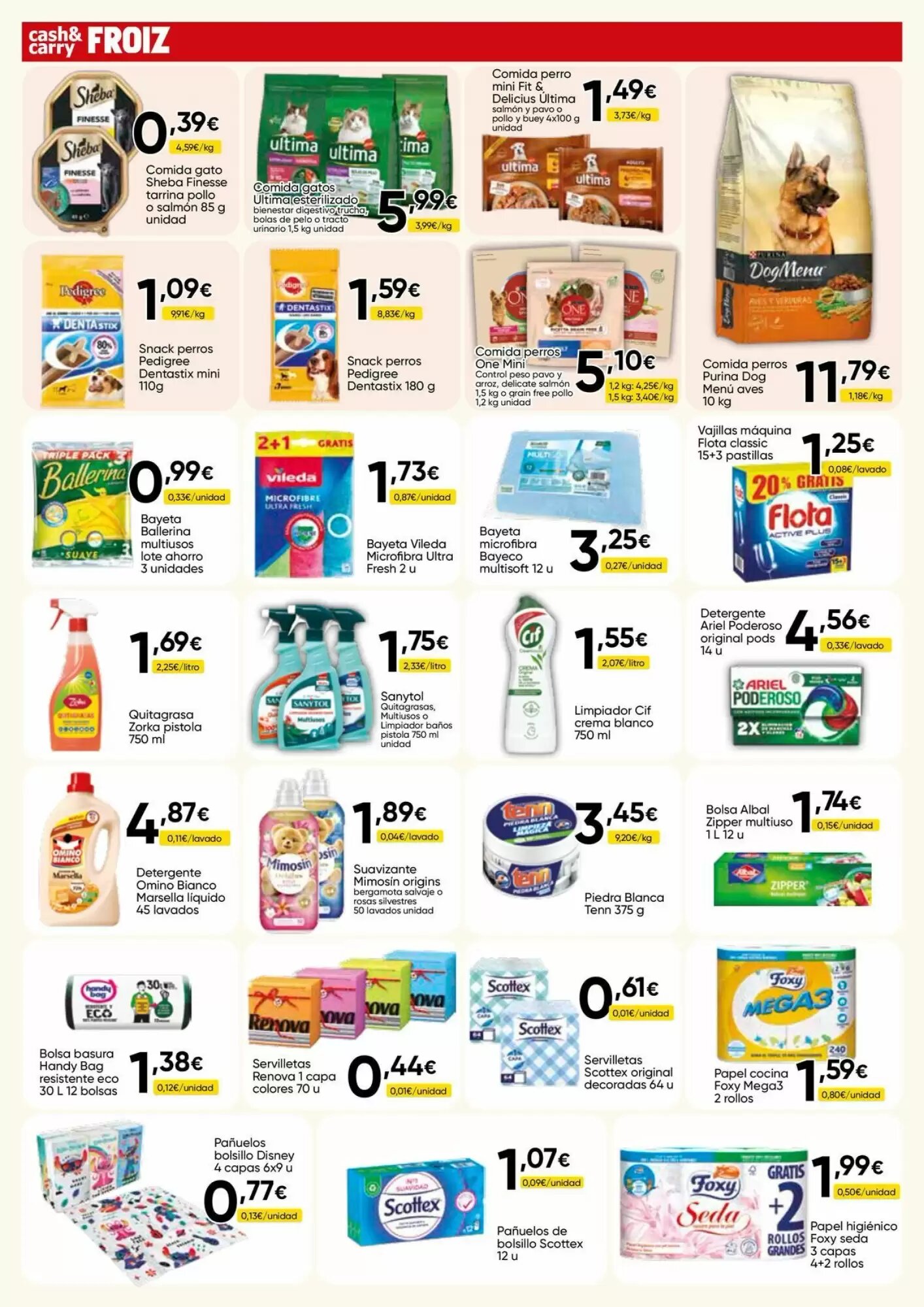 Folleto promocional de FROIZ válido desde el 28/08/2026 - Página 14.