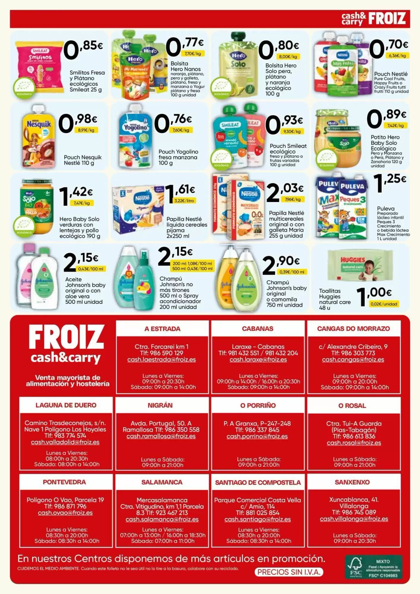 Folleto promocional de FROIZ válido desde el 28/08/2026 - Página 16.