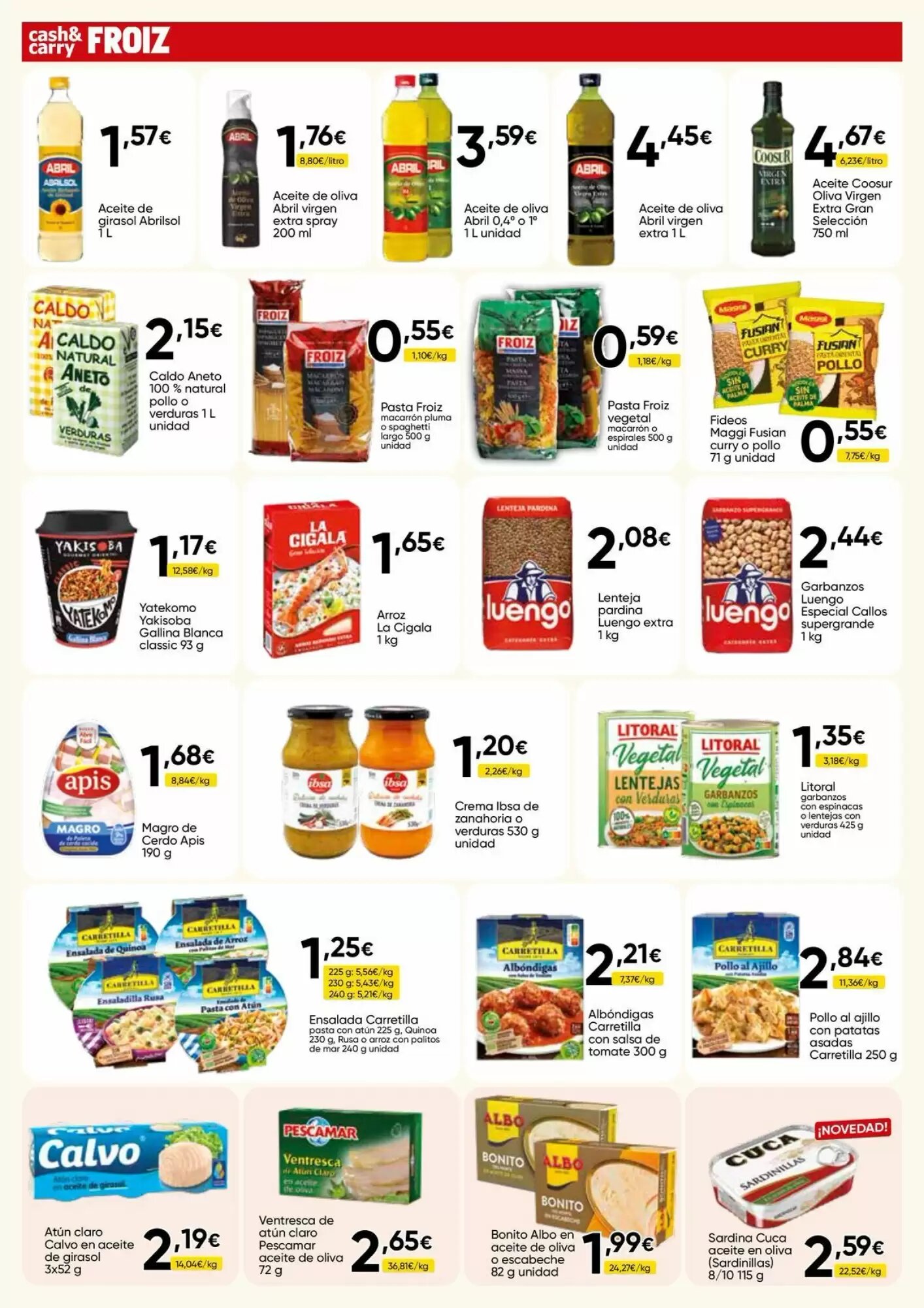 Folleto promocional de FROIZ válido desde el 28/08/2026 - Página 2.