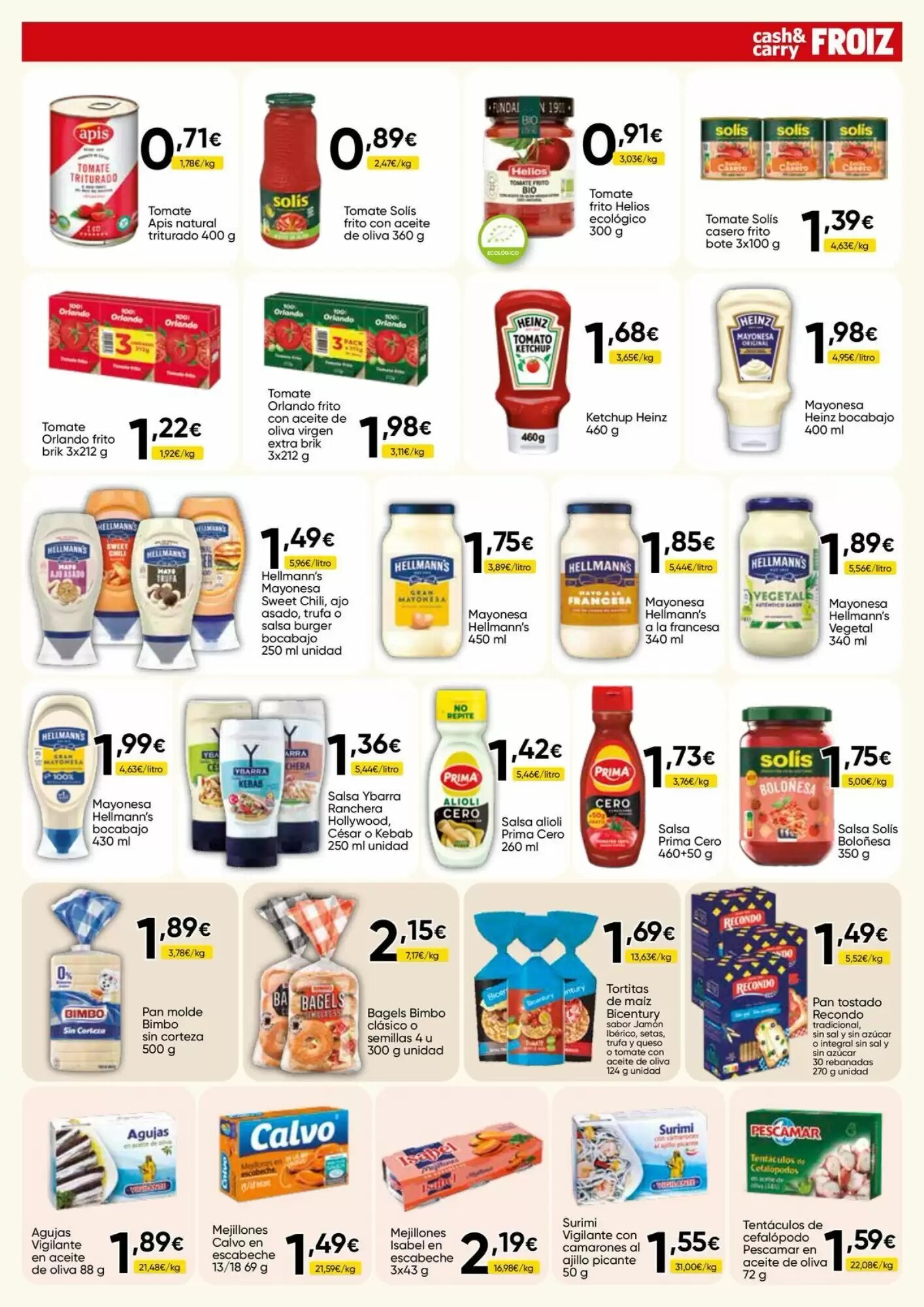 Folleto promocional de FROIZ válido desde el 28/08/2026 - Página 3.