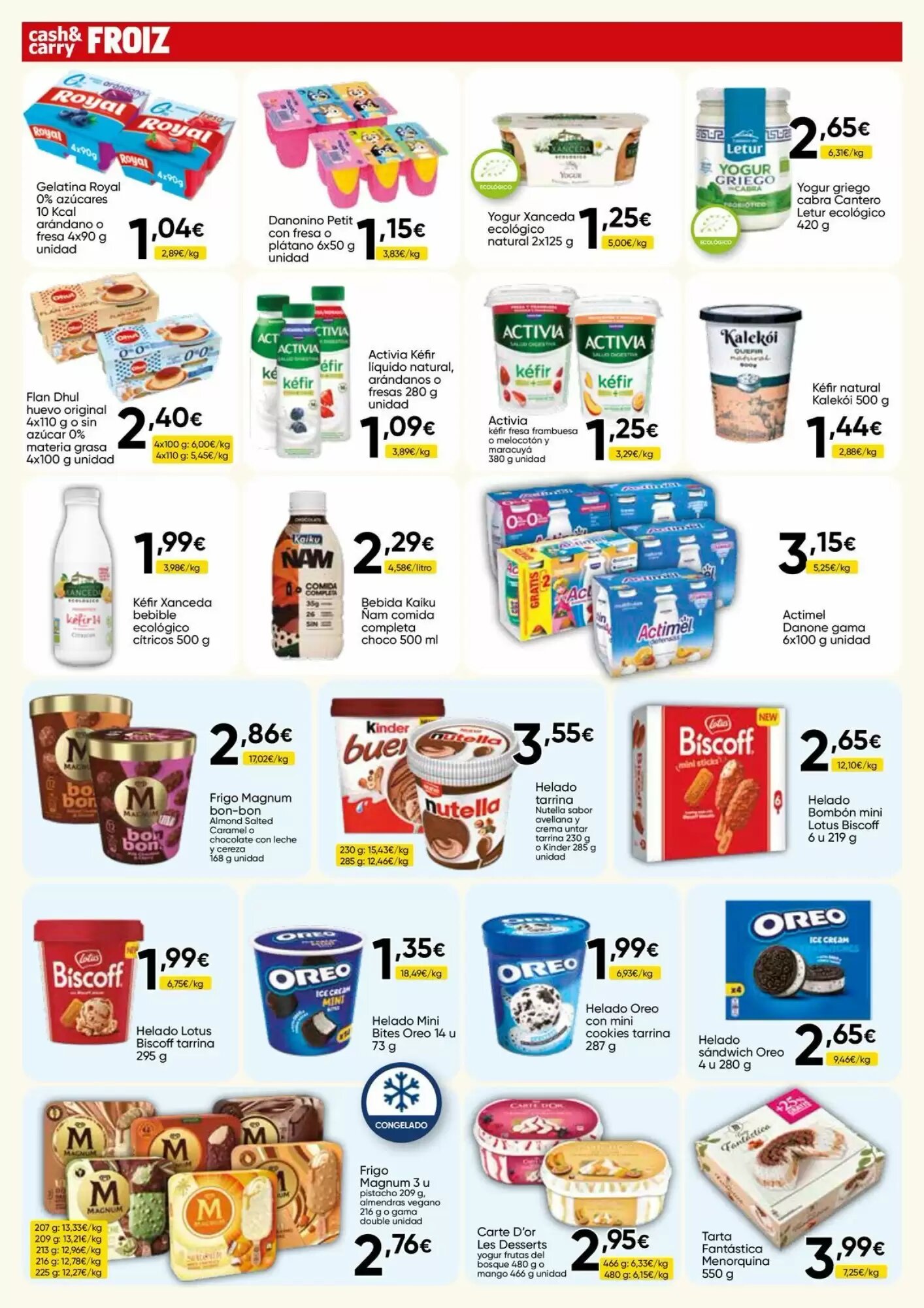 Folleto promocional de FROIZ válido desde el 28/08/2026 - Página 8.