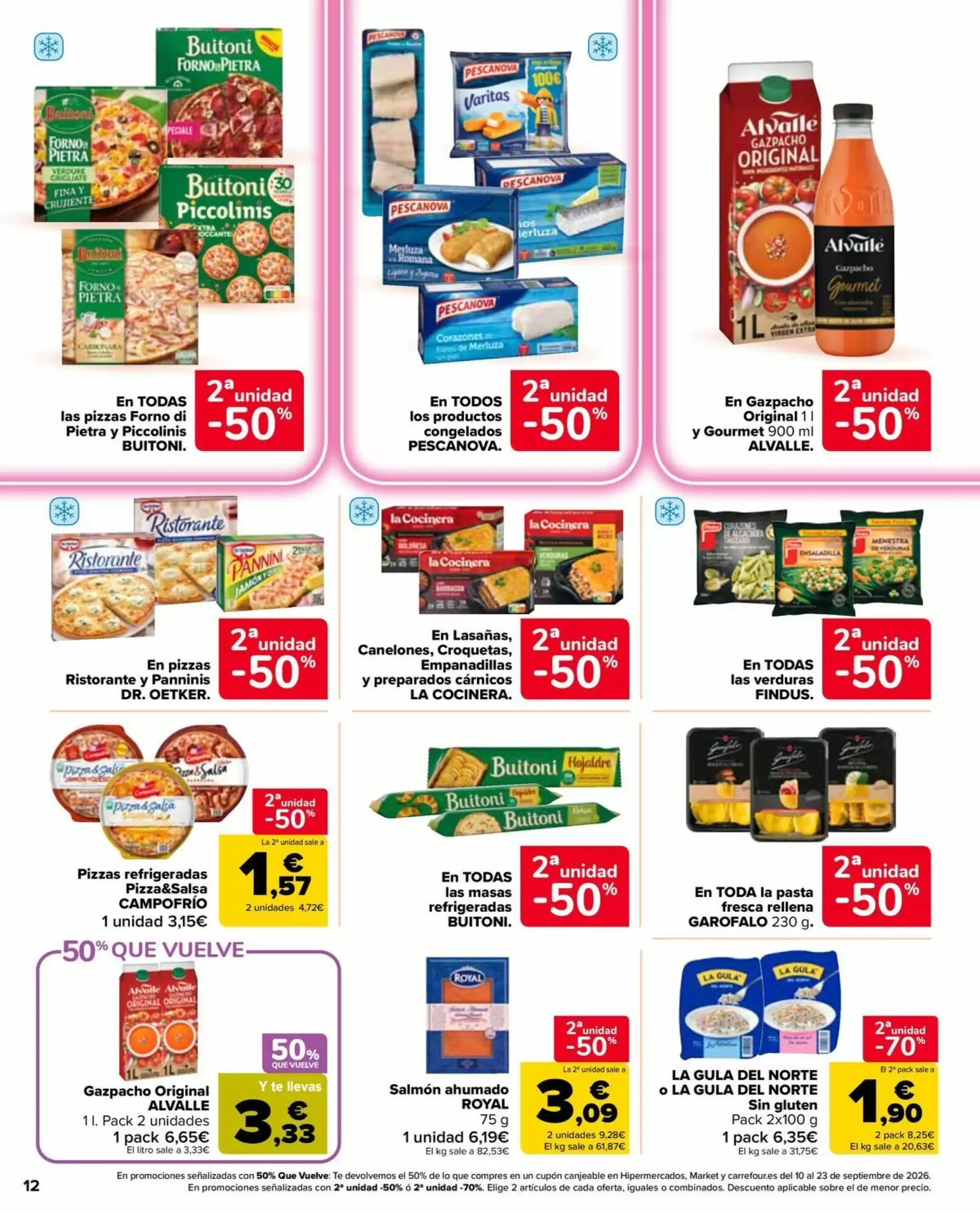 Folleto promocional de Carrefour Market válido desde el 29/08/2026 - Página 12.