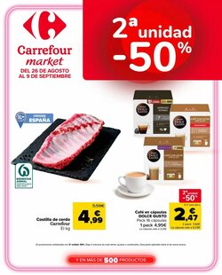 Folleto promocional de Carrefour Market válido desde el 29/08/2026