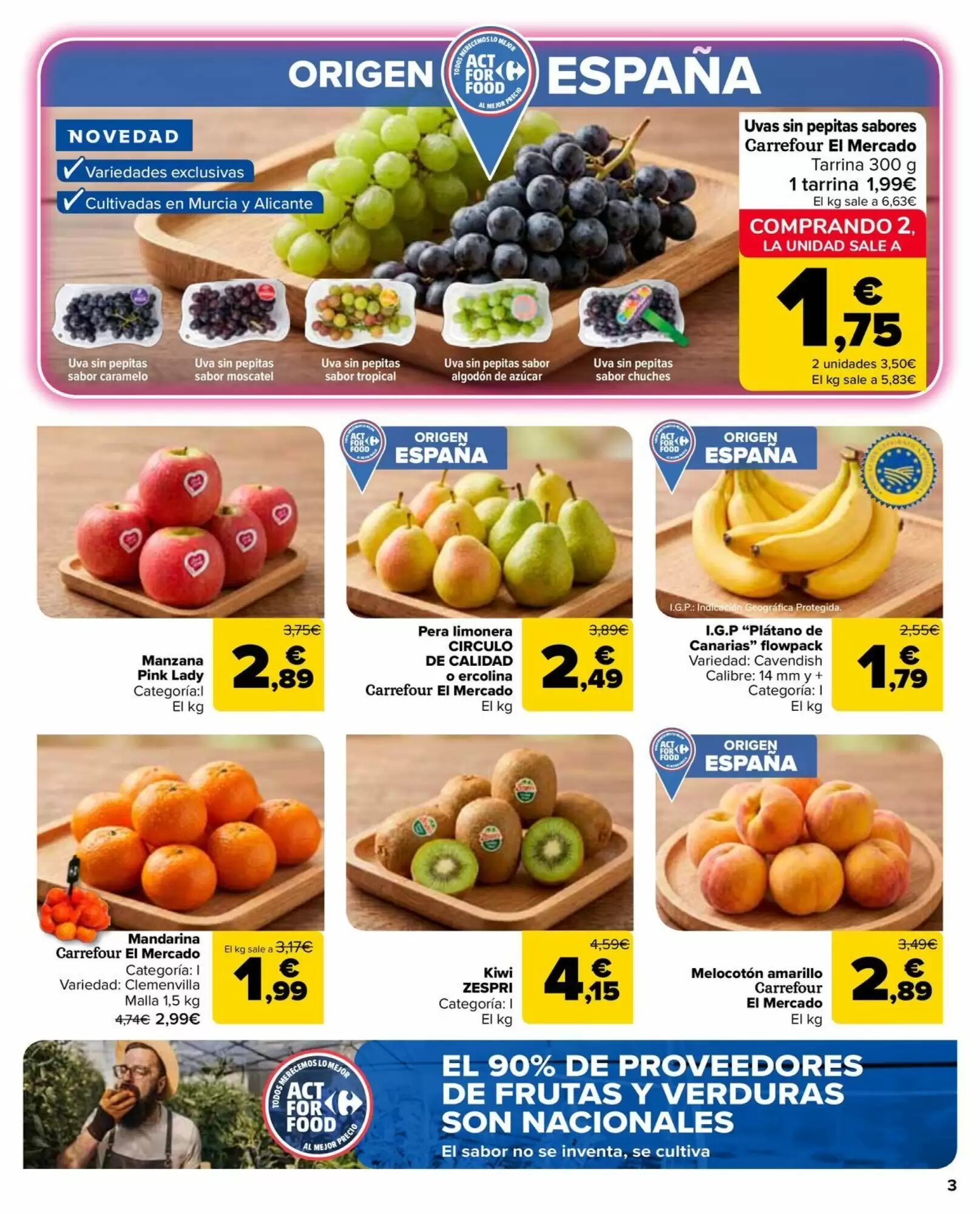 Folleto promocional de Carrefour Market válido desde el 29/08/2026 - Página 3.