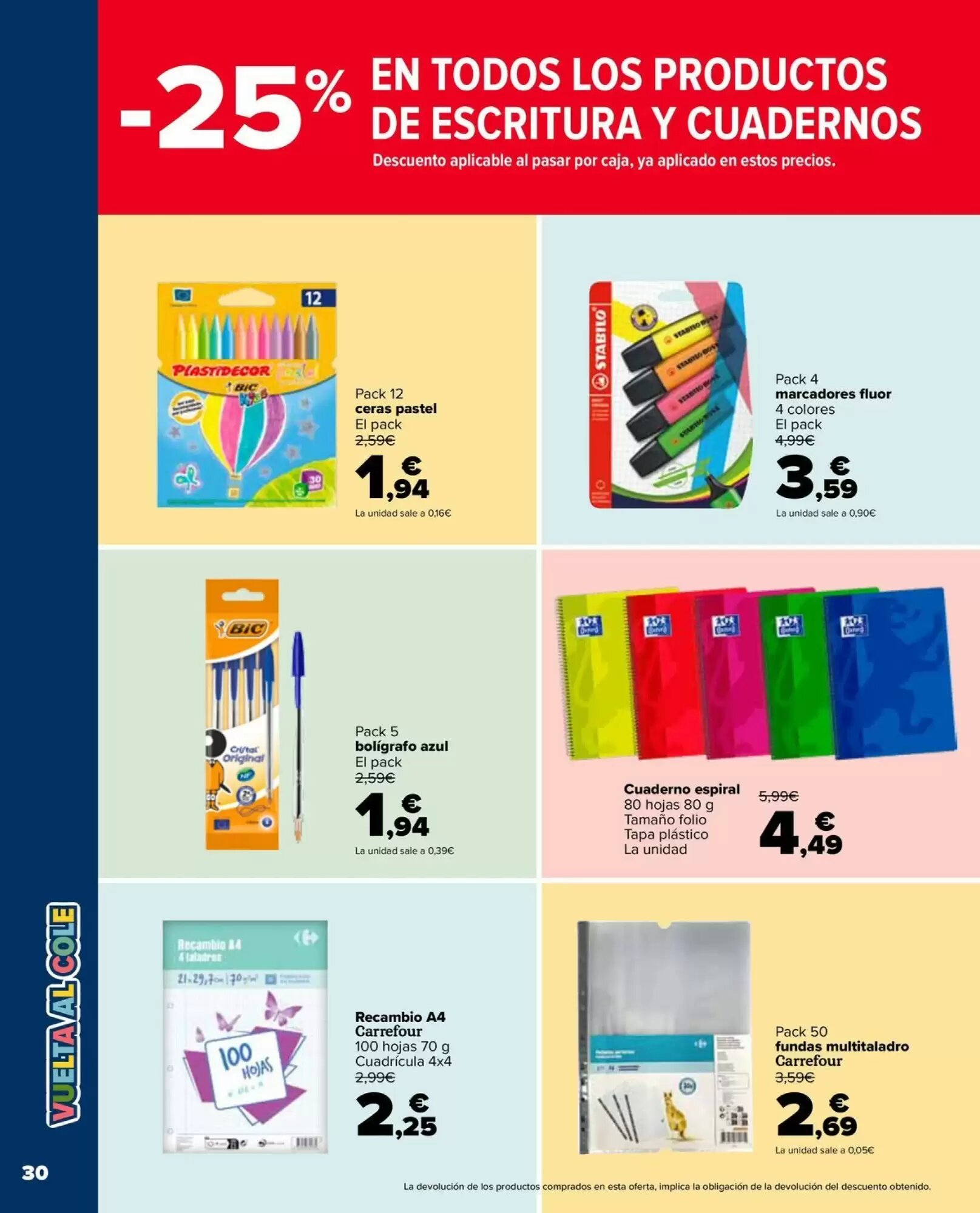 Folleto promocional de Carrefour Market válido desde el 29/08/2026 - Página 30.