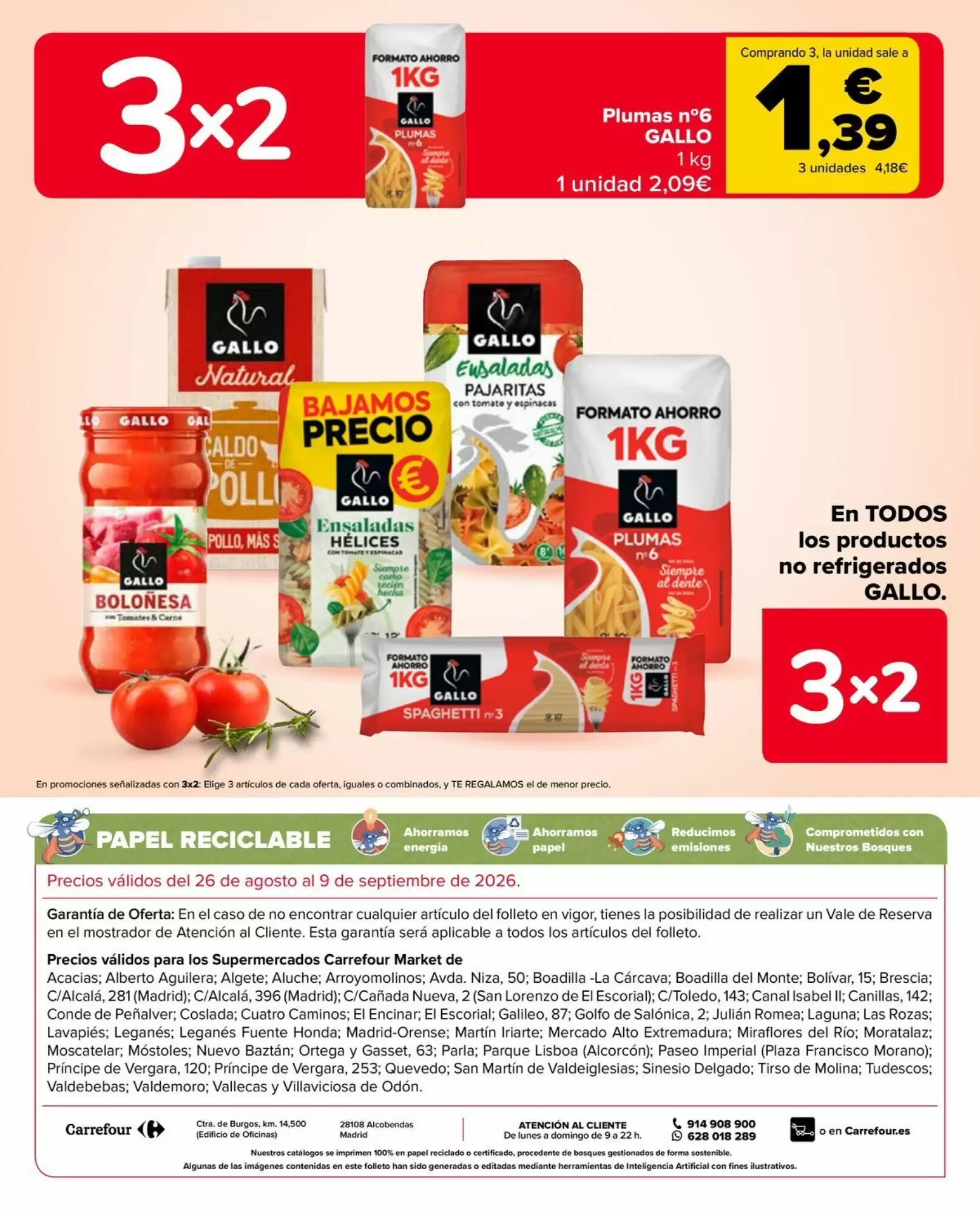 Folleto promocional de Carrefour Market válido desde el 29/08/2026 - Página 32.