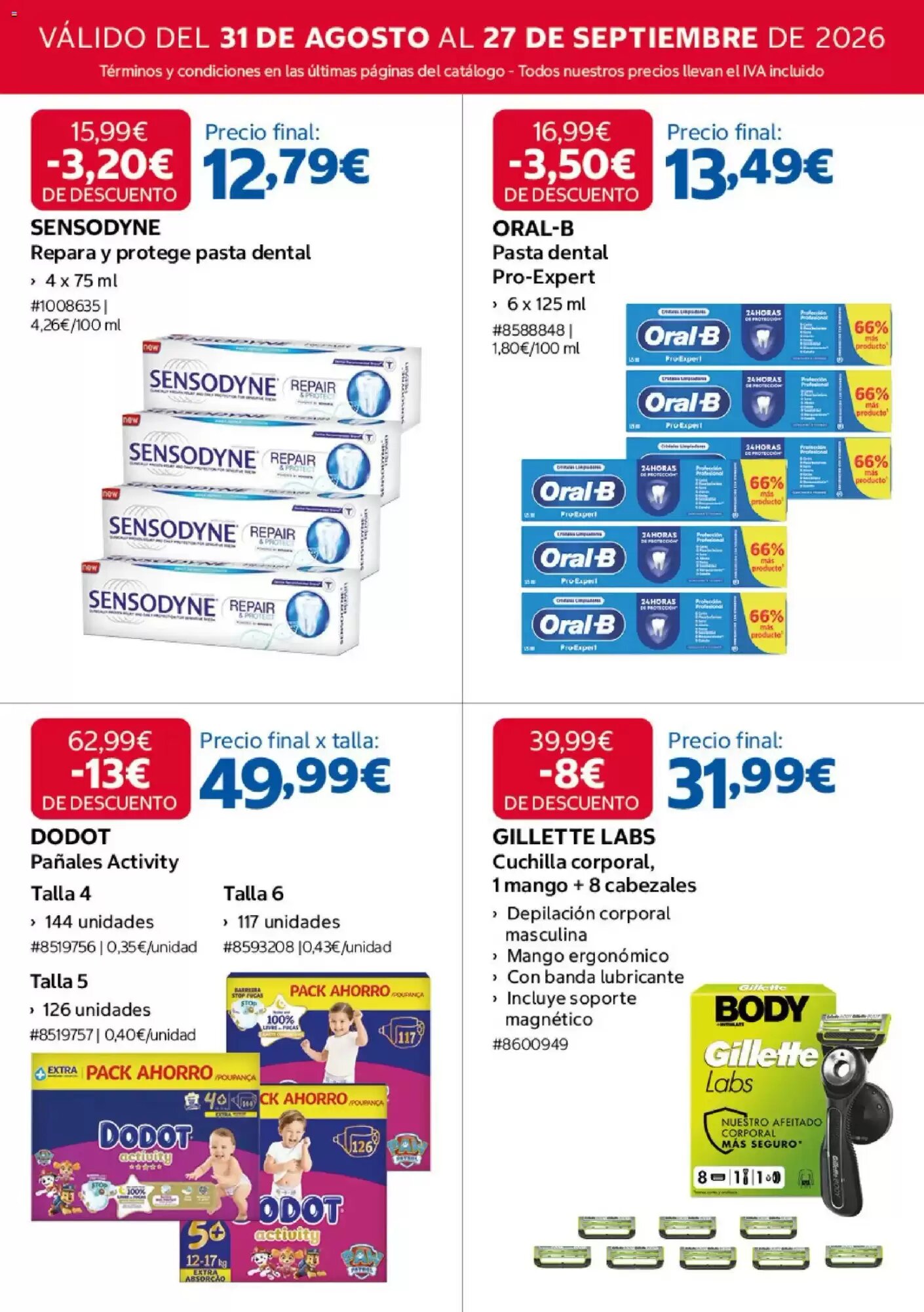 Folleto promocional de Costco válido desde el 31/08/2026 - Página 8.