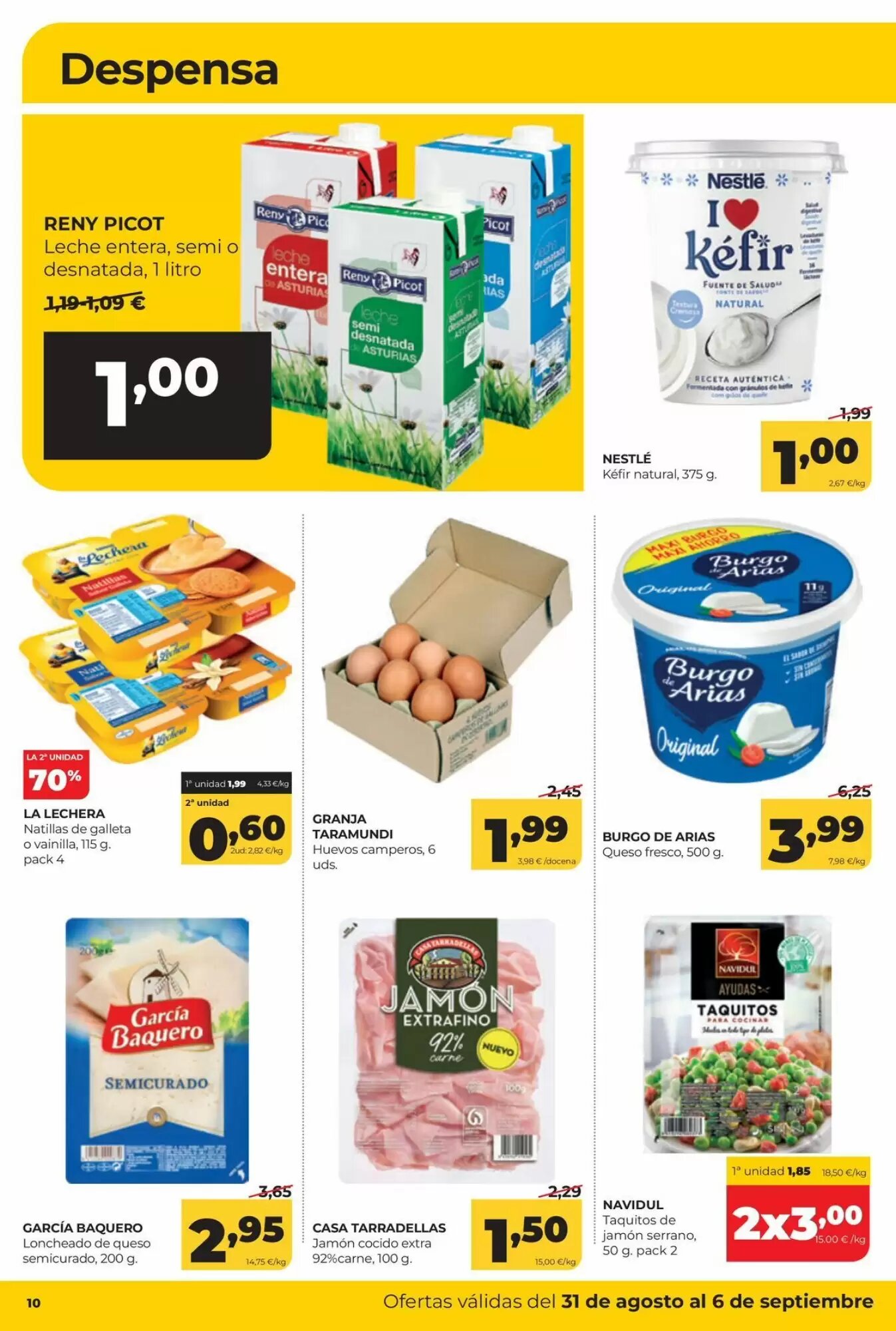 Folleto promocional de Alimerka válido desde el 31/08/2026 - Página 10.