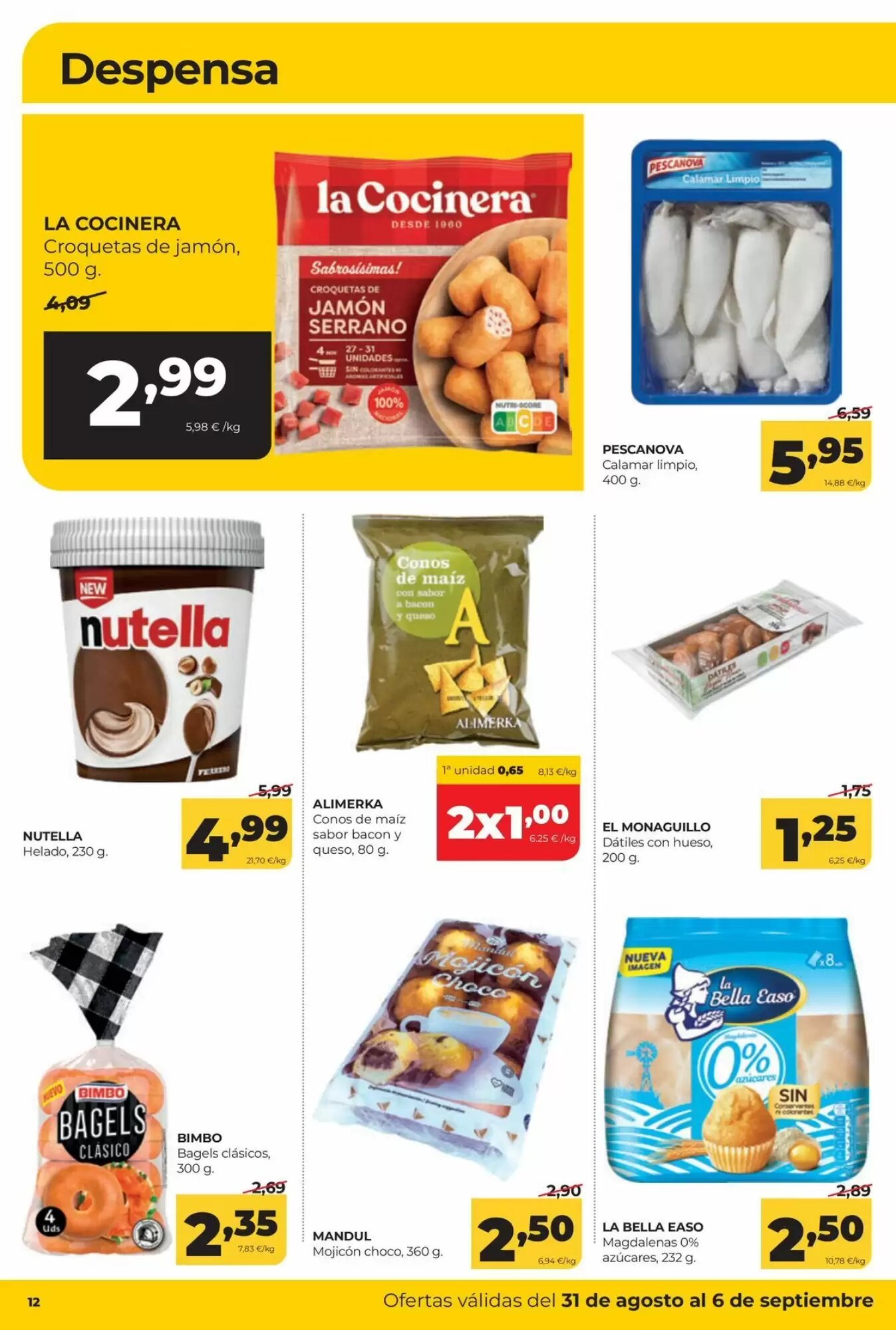 Folleto promocional de Alimerka válido desde el 31/08/2026 - Página 12.