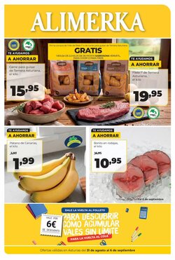 Folleto promocional de Alimerka válido desde el 31/08/2026