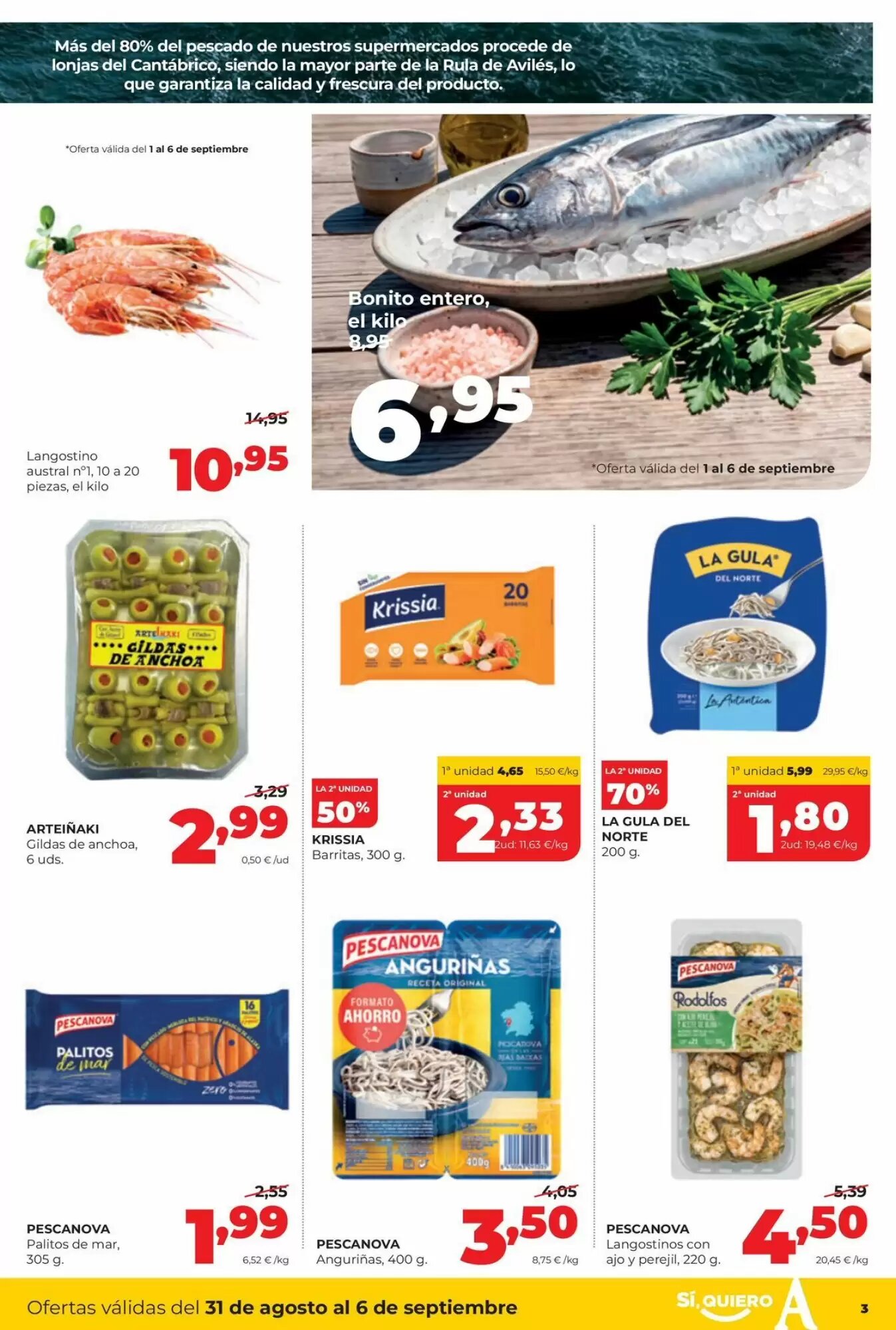 Folleto promocional de Alimerka válido desde el 31/08/2026 - Página 3.