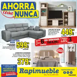 Folleto promocional de Rapimueble válido desde el 01/09/2026