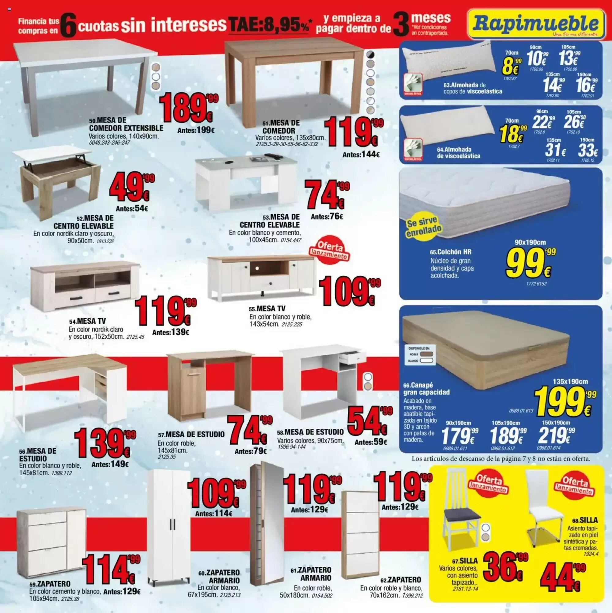 Folleto promocional de Rapimueble válido desde el 01/09/2026 - Página 7.