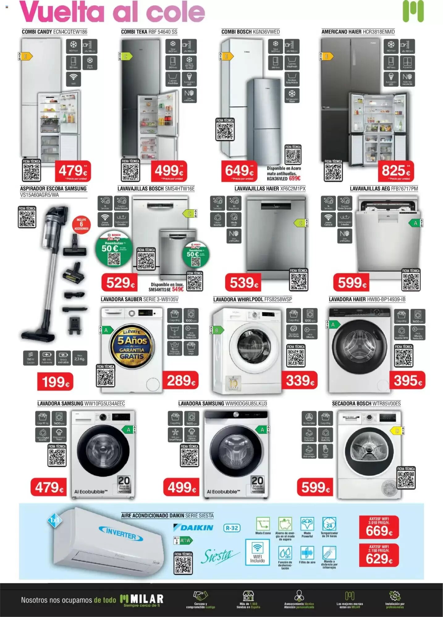 Folleto promocional de Milar válido desde el 01/09/2026 - Página 2.
