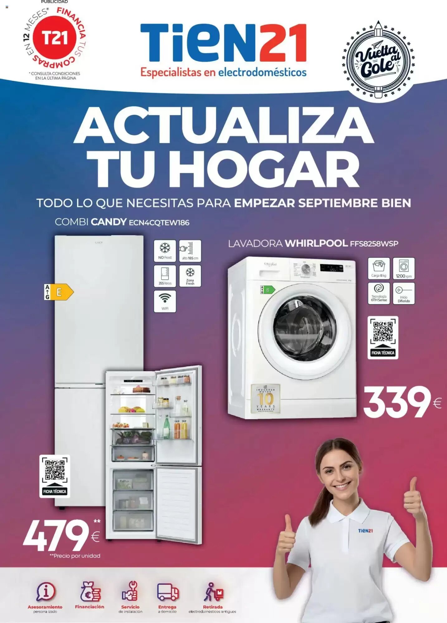 Folleto promocional de Tien 21 válido desde el 01/09/2026 - Página 1.