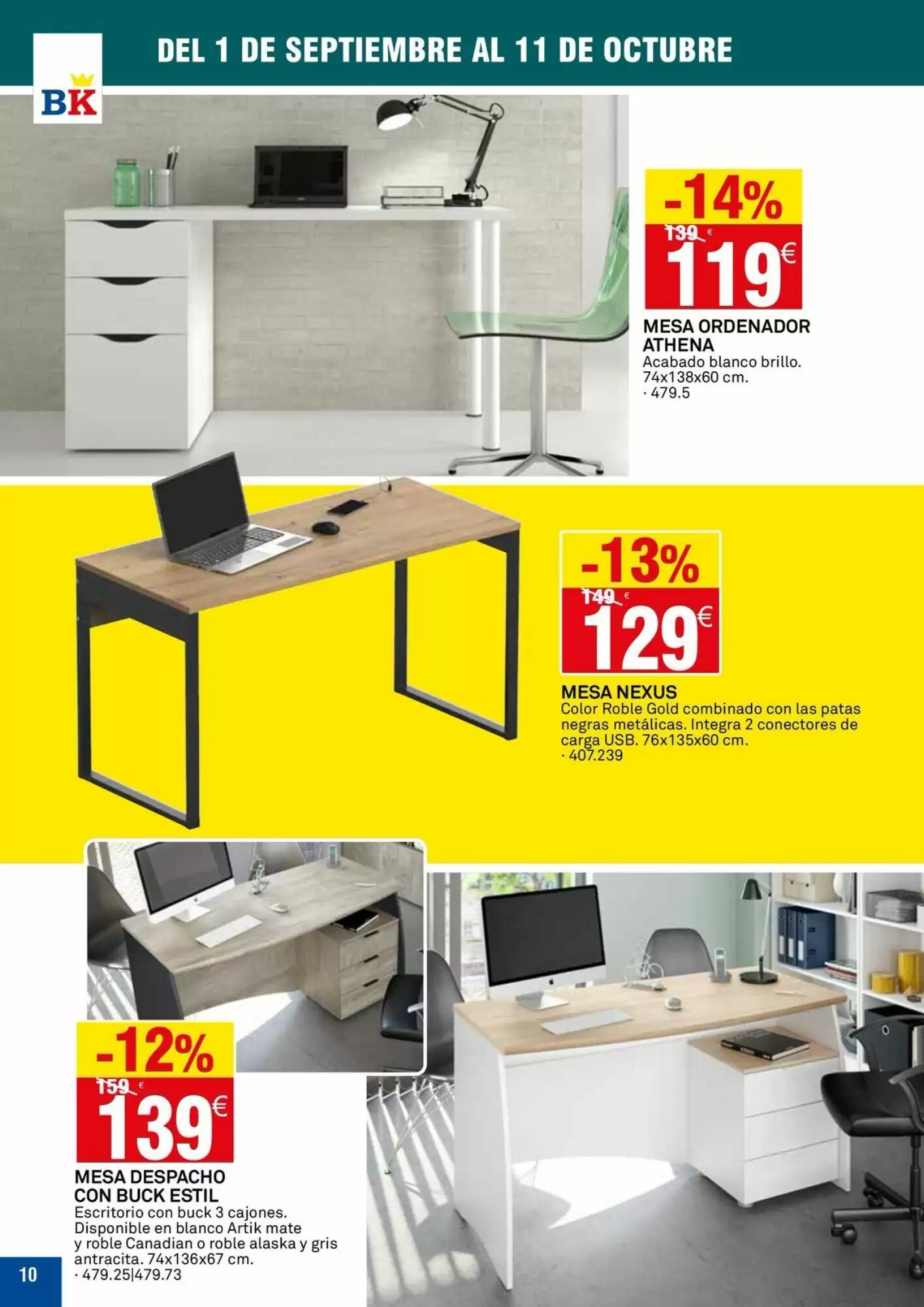 Folleto promocional de Bricoking válido desde el 01/09/2026 - Página 10.