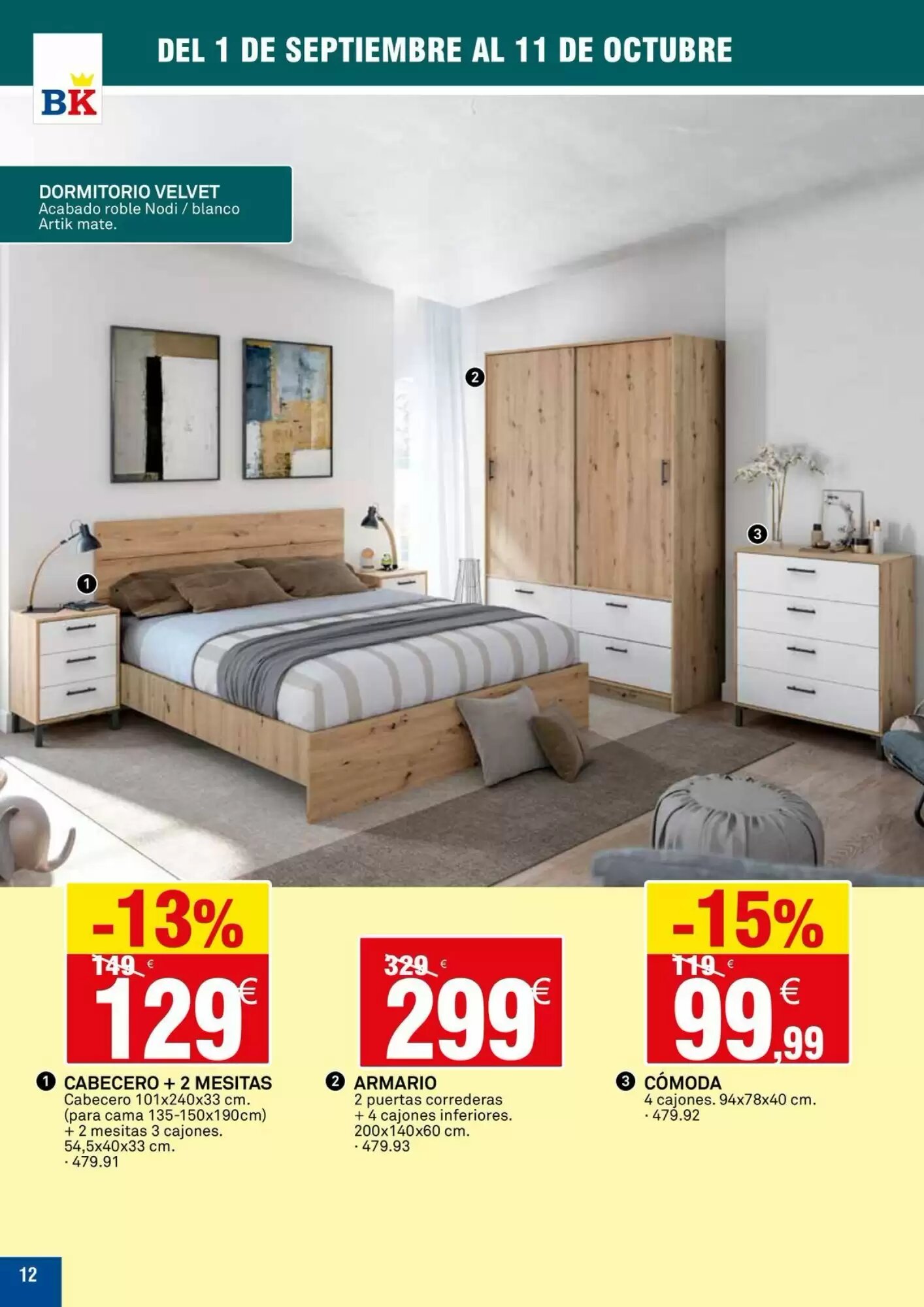 Folleto promocional de Bricoking válido desde el 01/09/2026 - Página 12.