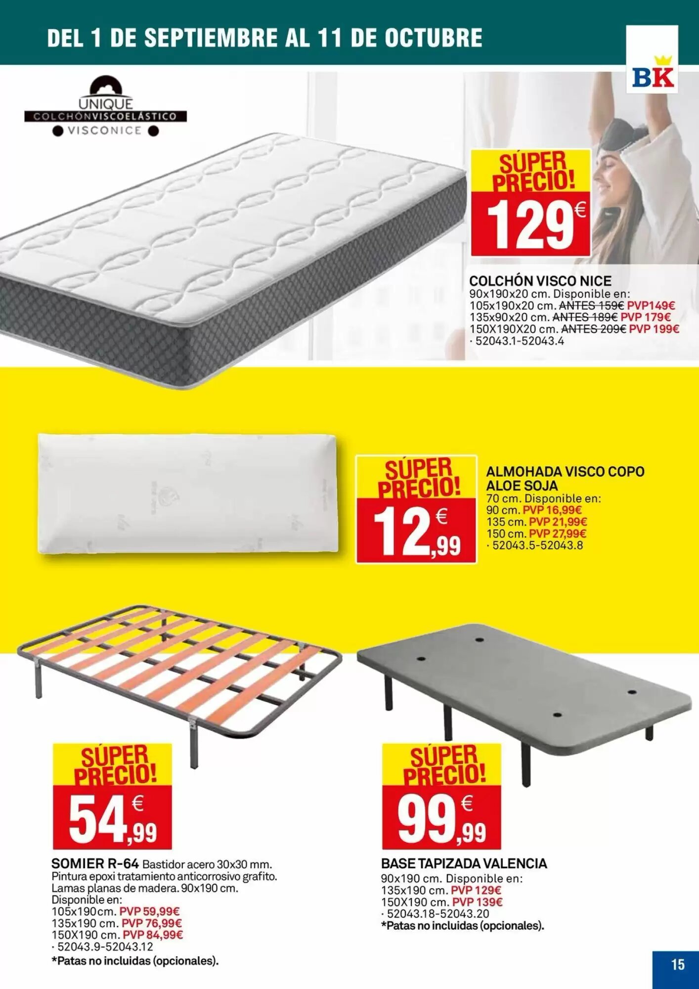 Folleto promocional de Bricoking válido desde el 01/09/2026 - Página 15.