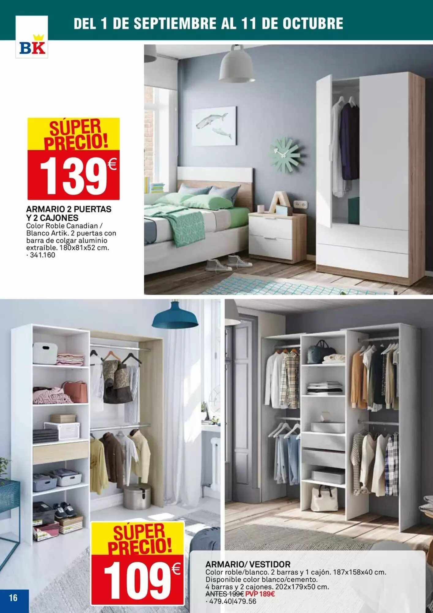 Folleto promocional de Bricoking válido desde el 01/09/2026 - Página 16.