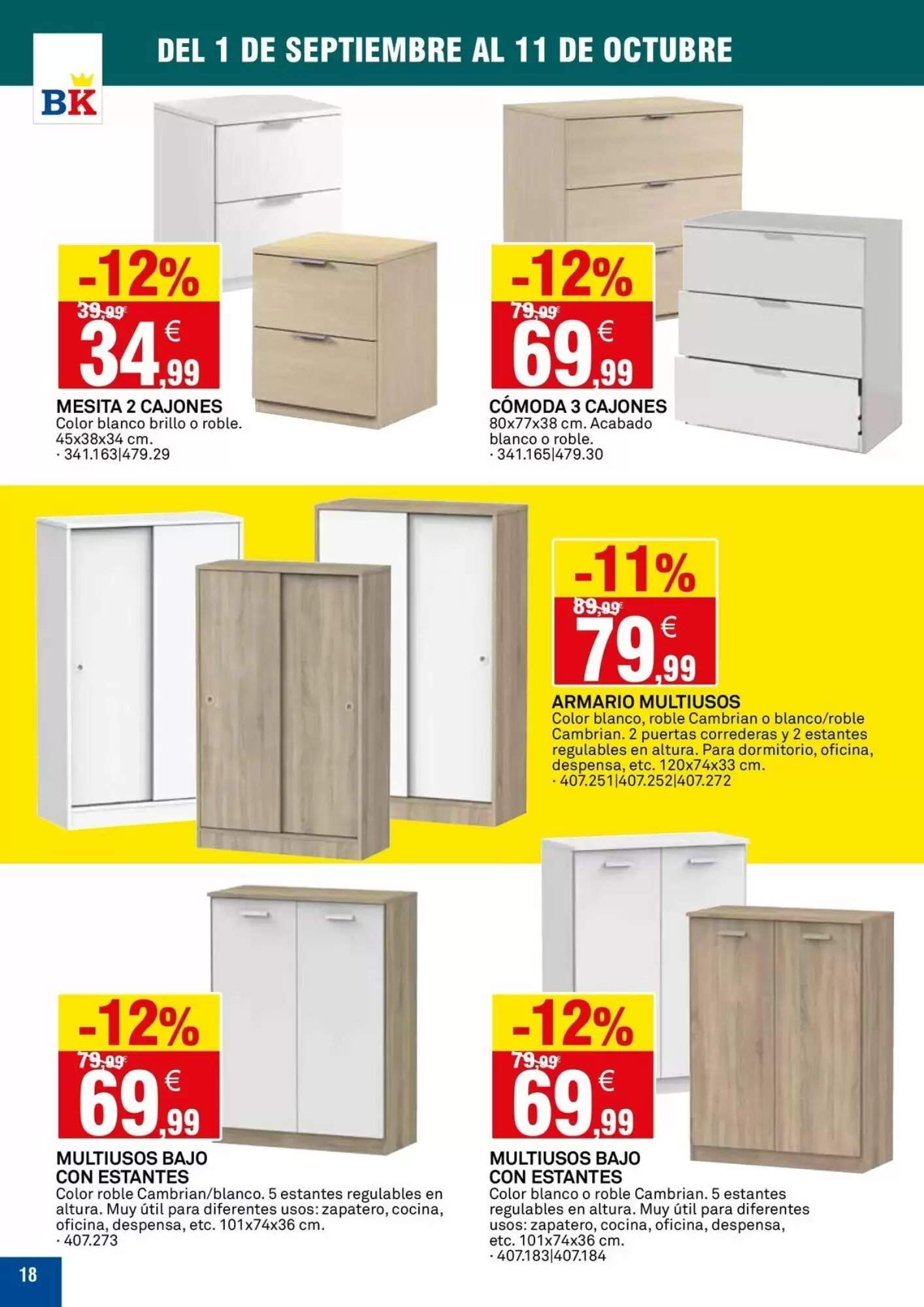 Folleto promocional de Bricoking válido desde el 01/09/2026 - Página 18.