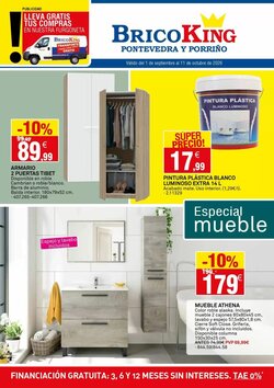Folleto promocional de Bricoking válido desde el 01/09/2026