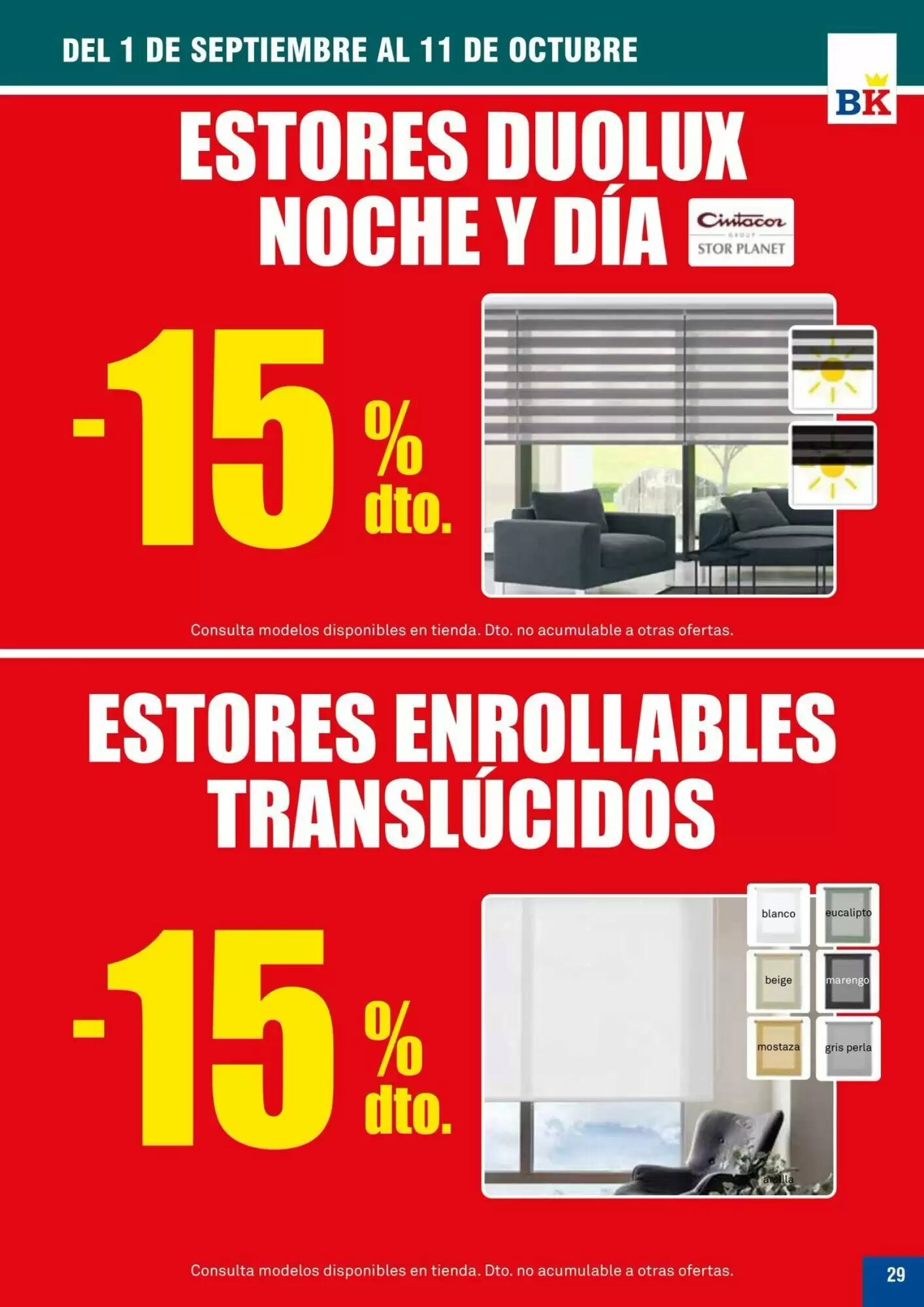 Folleto promocional de Bricoking válido desde el 01/09/2026 - Página 29.